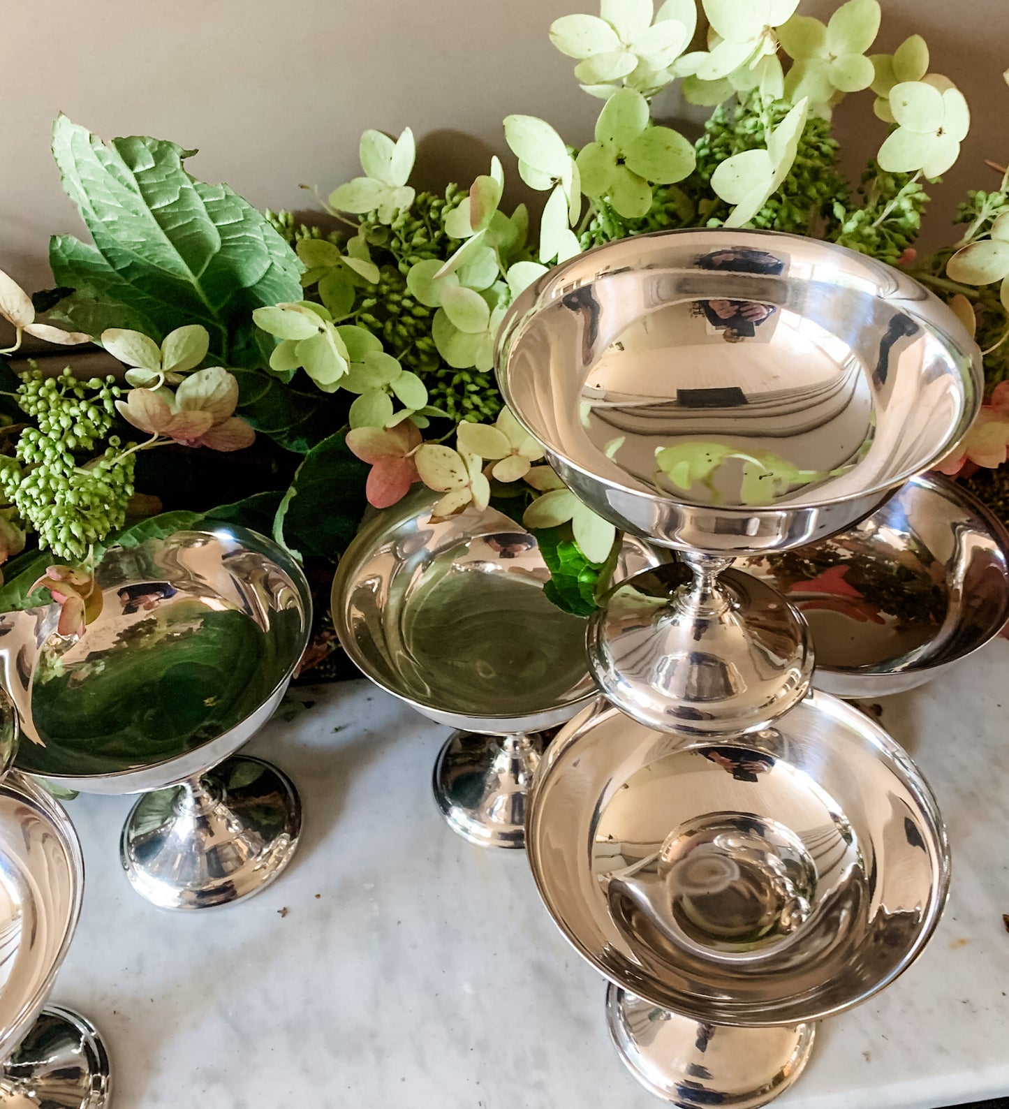 Set of Lovely Dessert Goblets