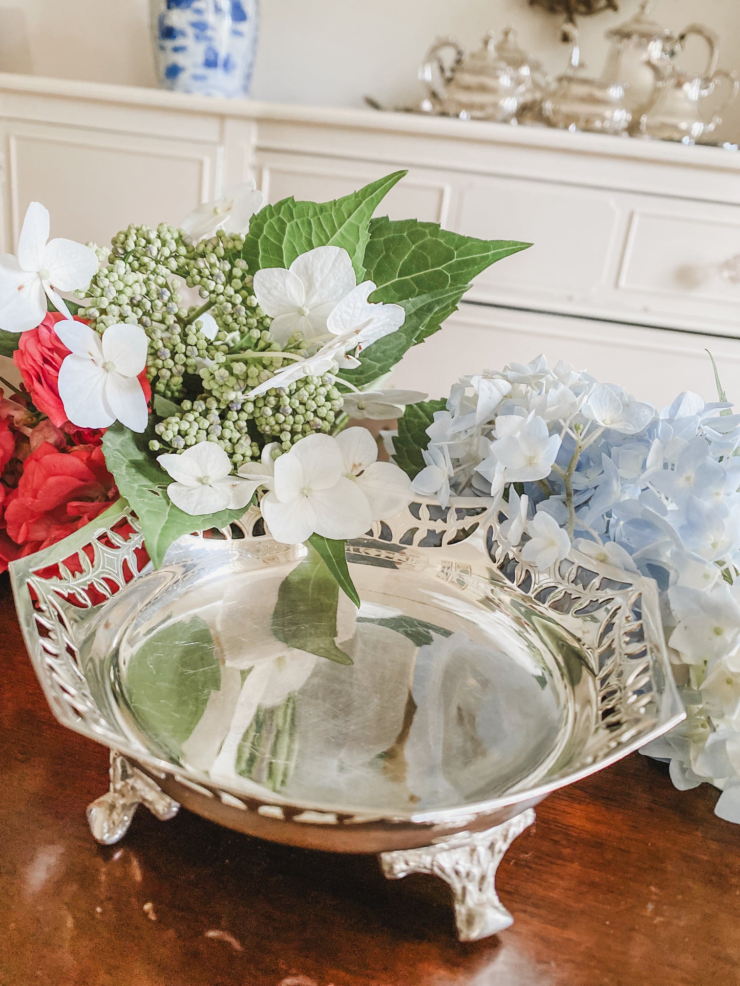 English Pierced Footed Dish