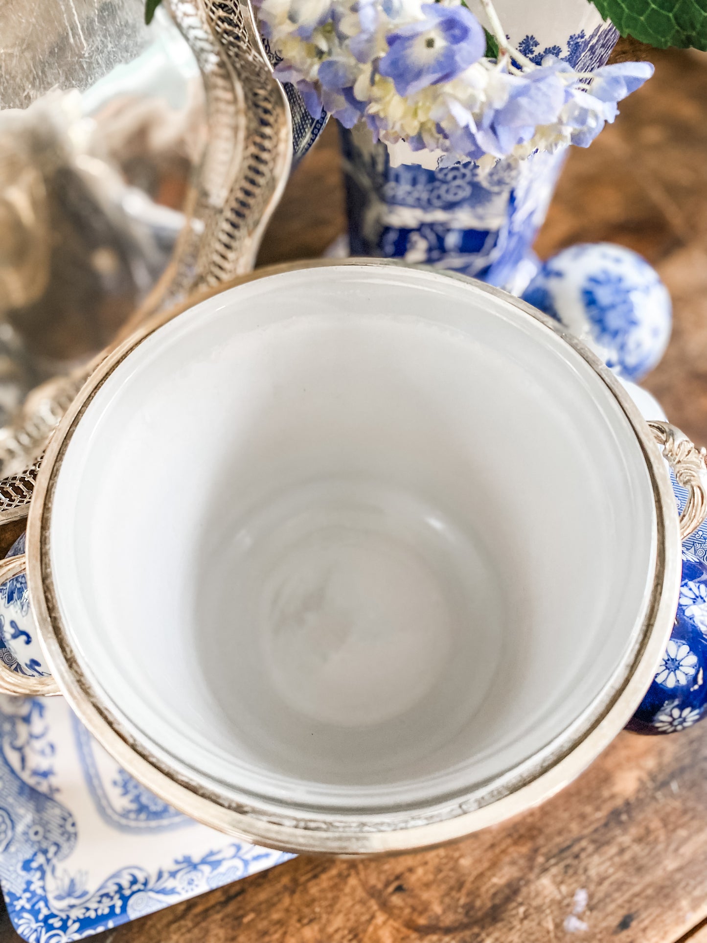 Wonderful Sheffield Silver Ice Bucket