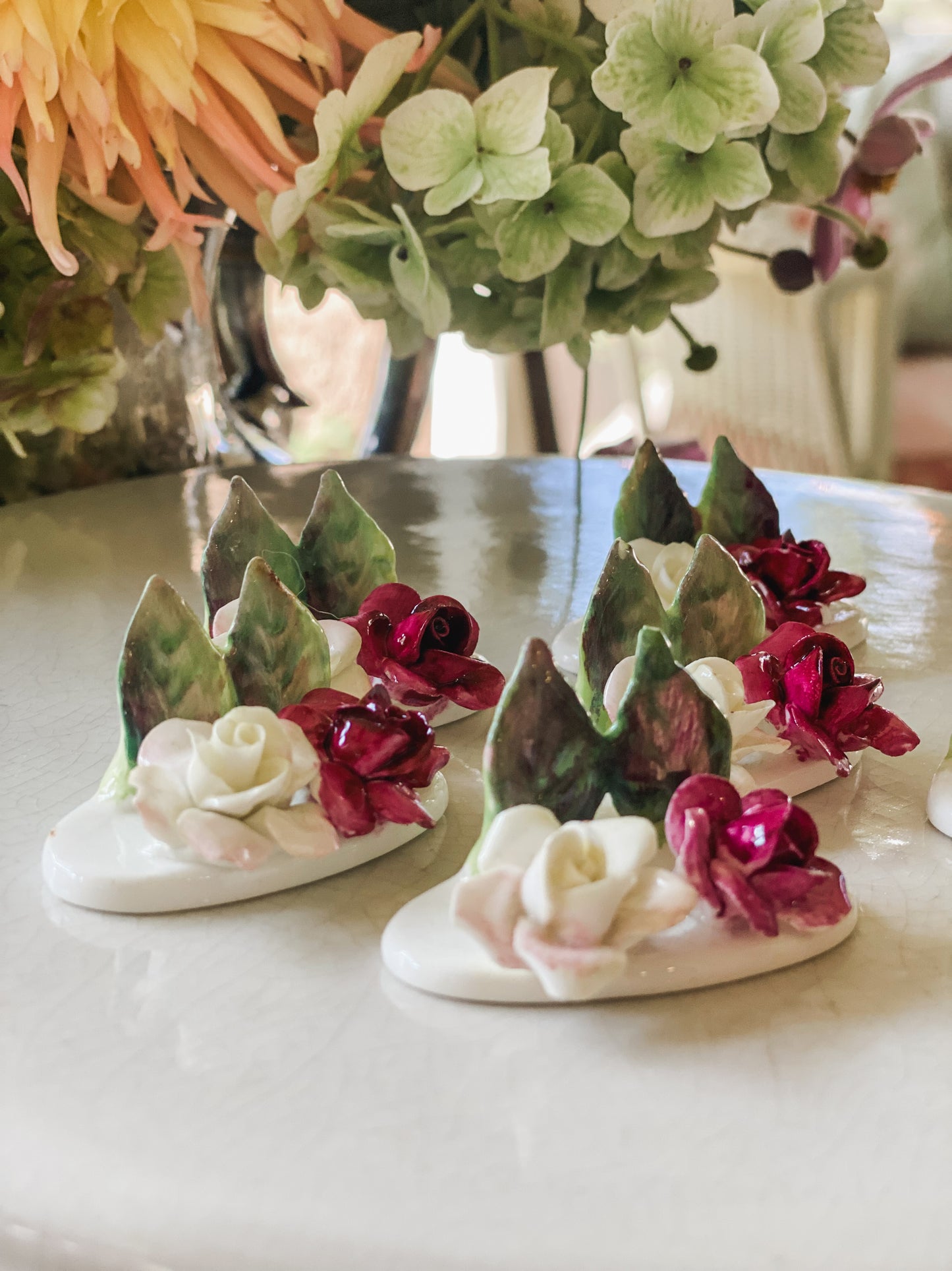 Staffordshire Place Card Holders Set of 6