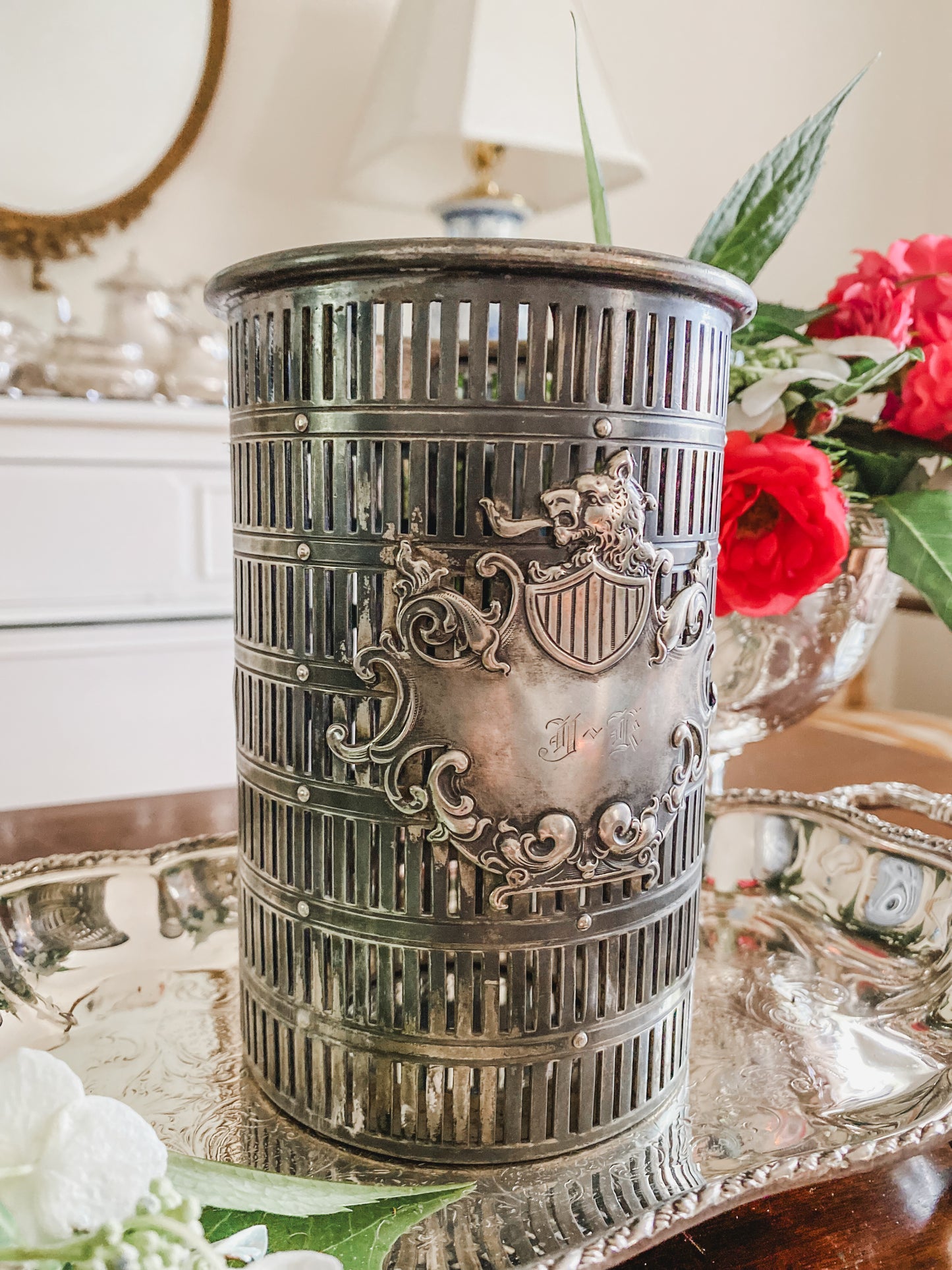 Antique Gentleman's Wine Bottle Holder