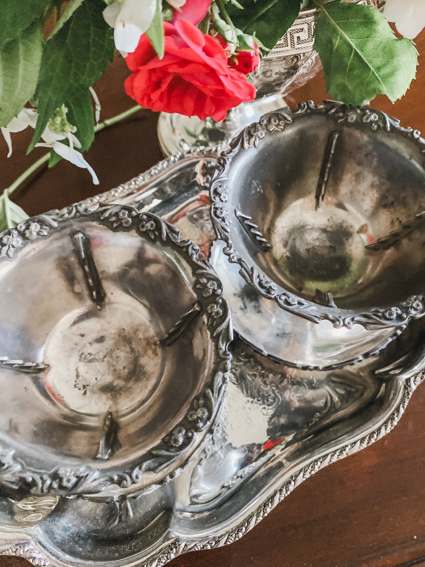 Pair of Grapefruit Dishes