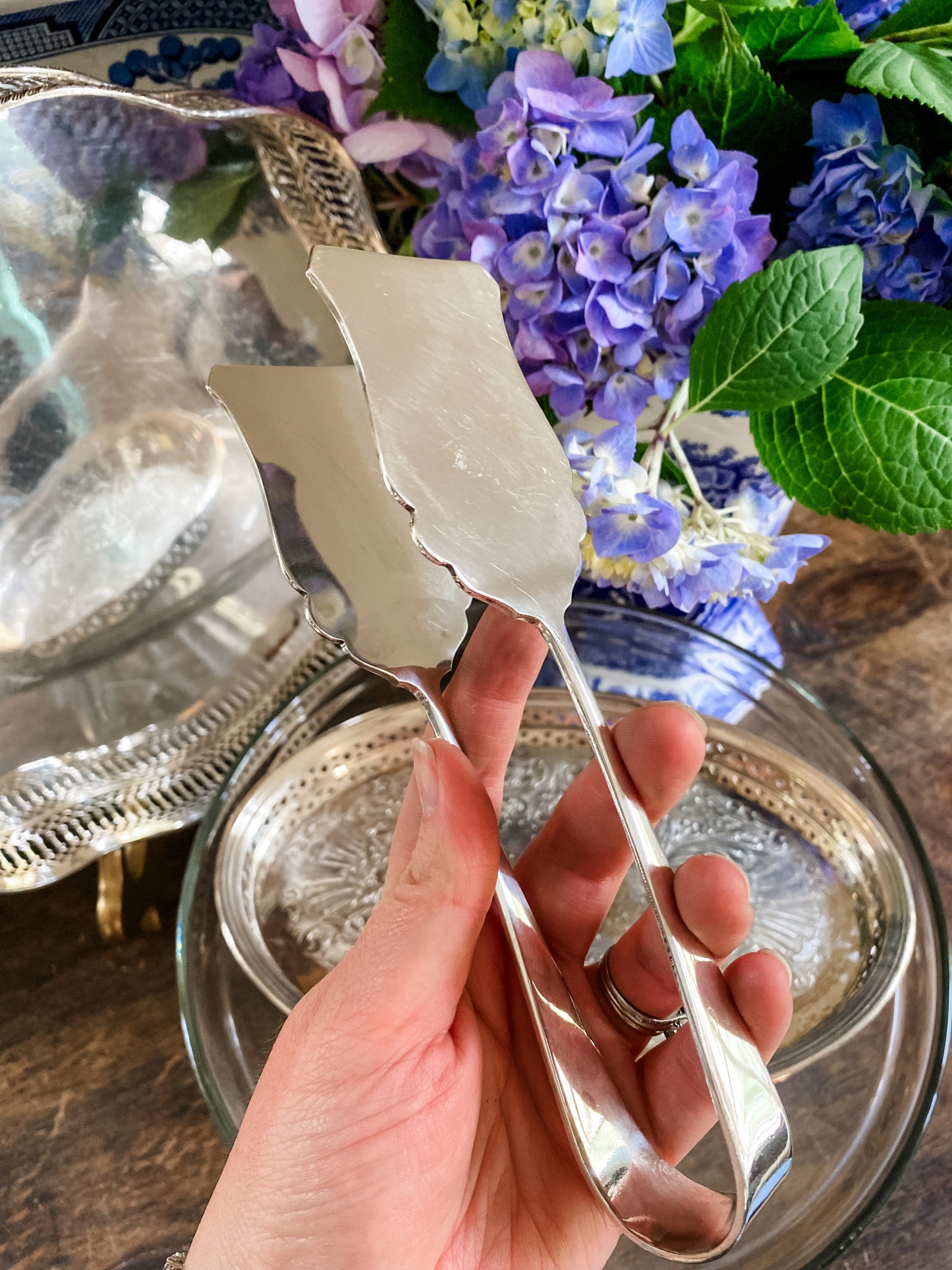 Charming Antique English Tongs