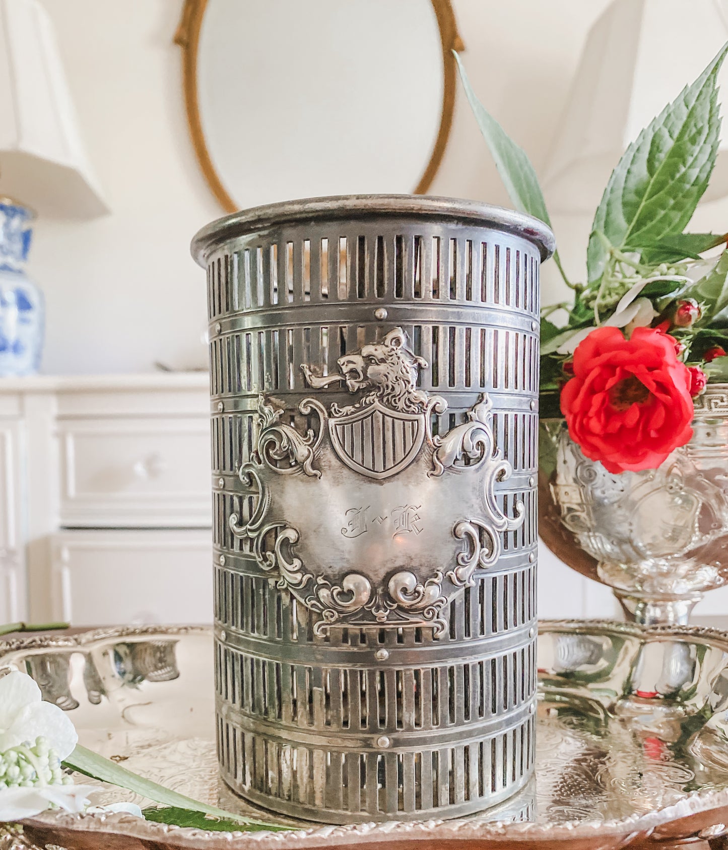 Antique Gentleman's Wine Bottle Holder