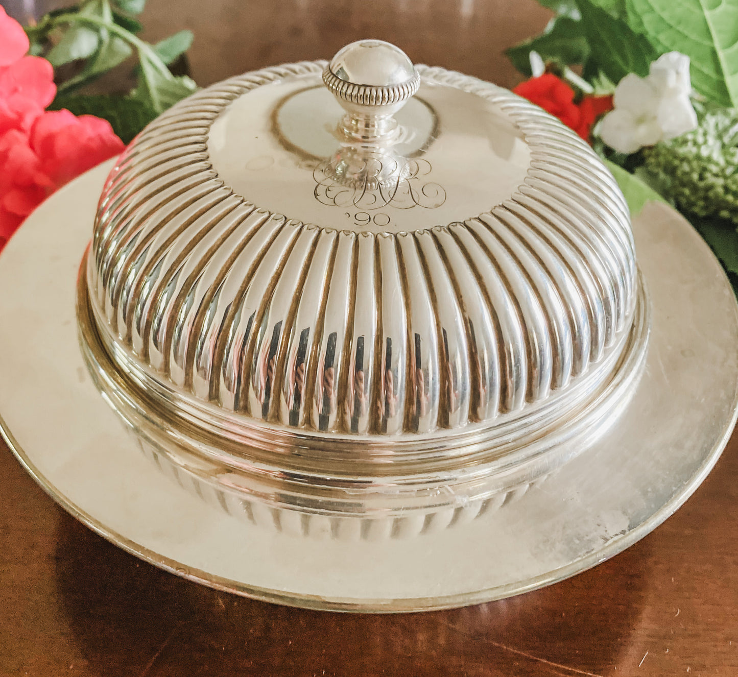 Made in 1889 Gorham Butter Dome