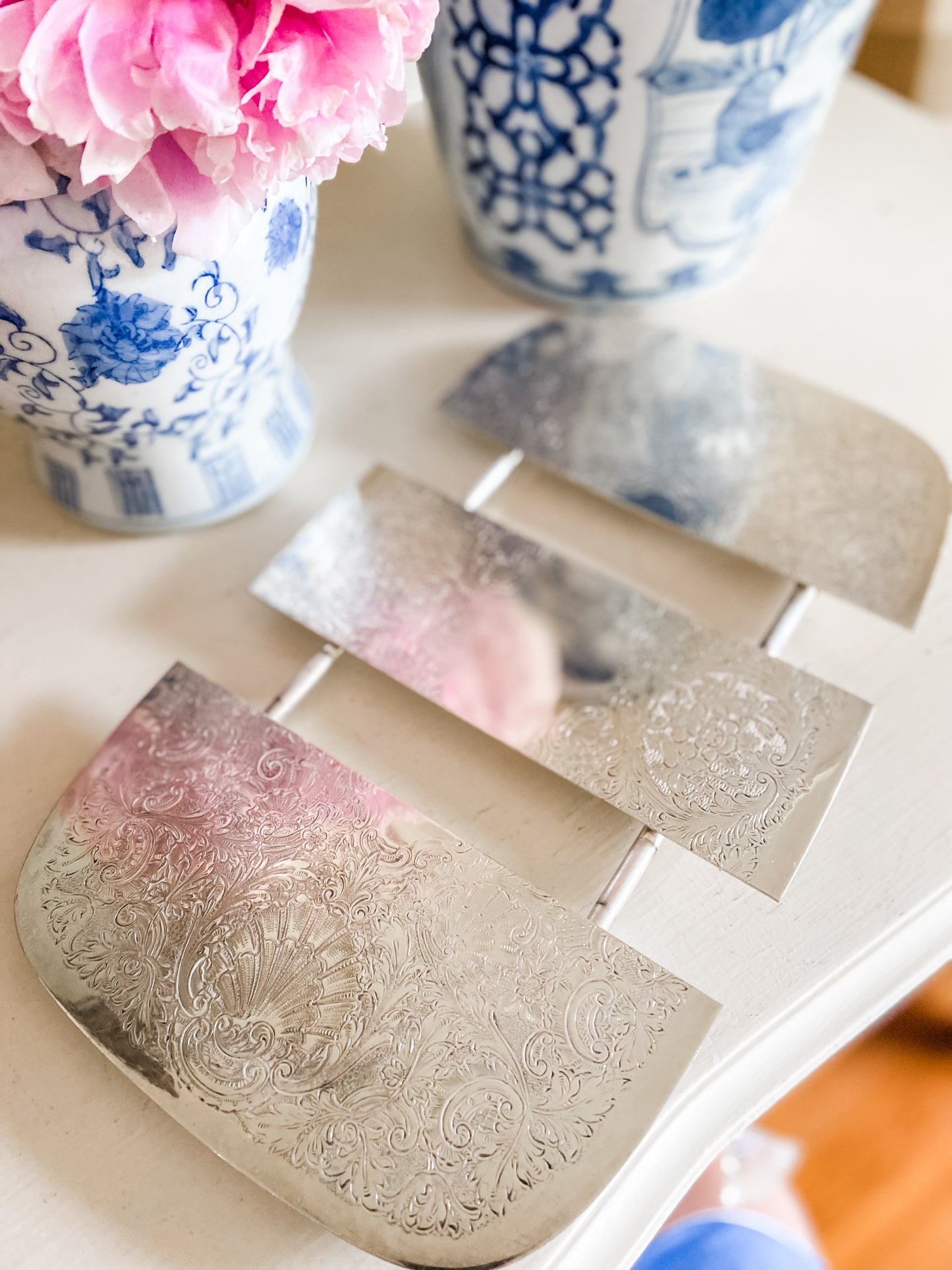 Striking Engraved Extendable Trivet