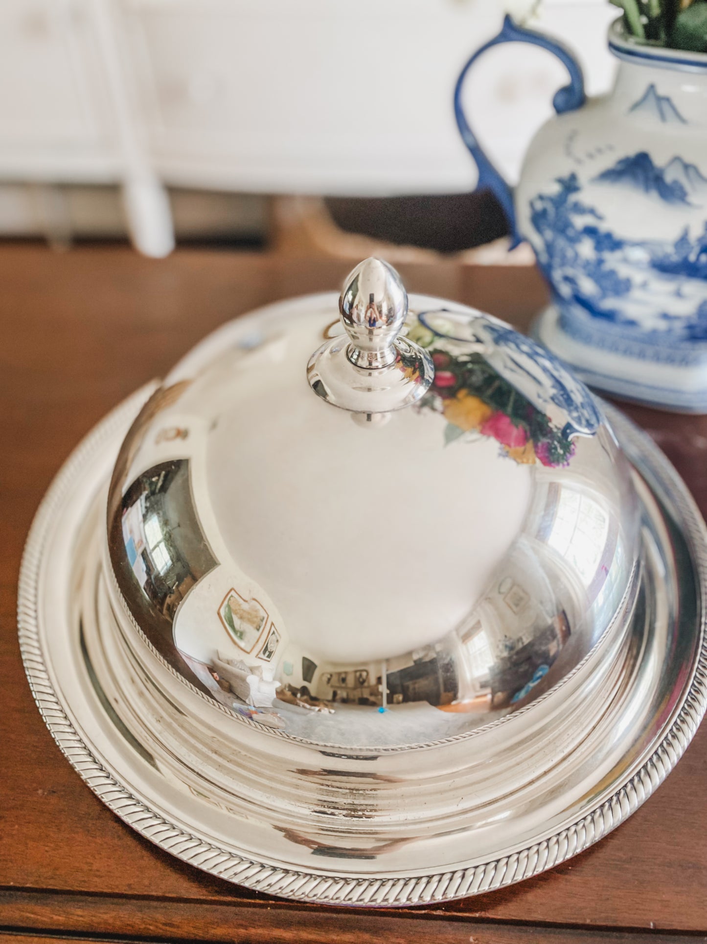 Be our Guest! Dome Covered Serving Tray