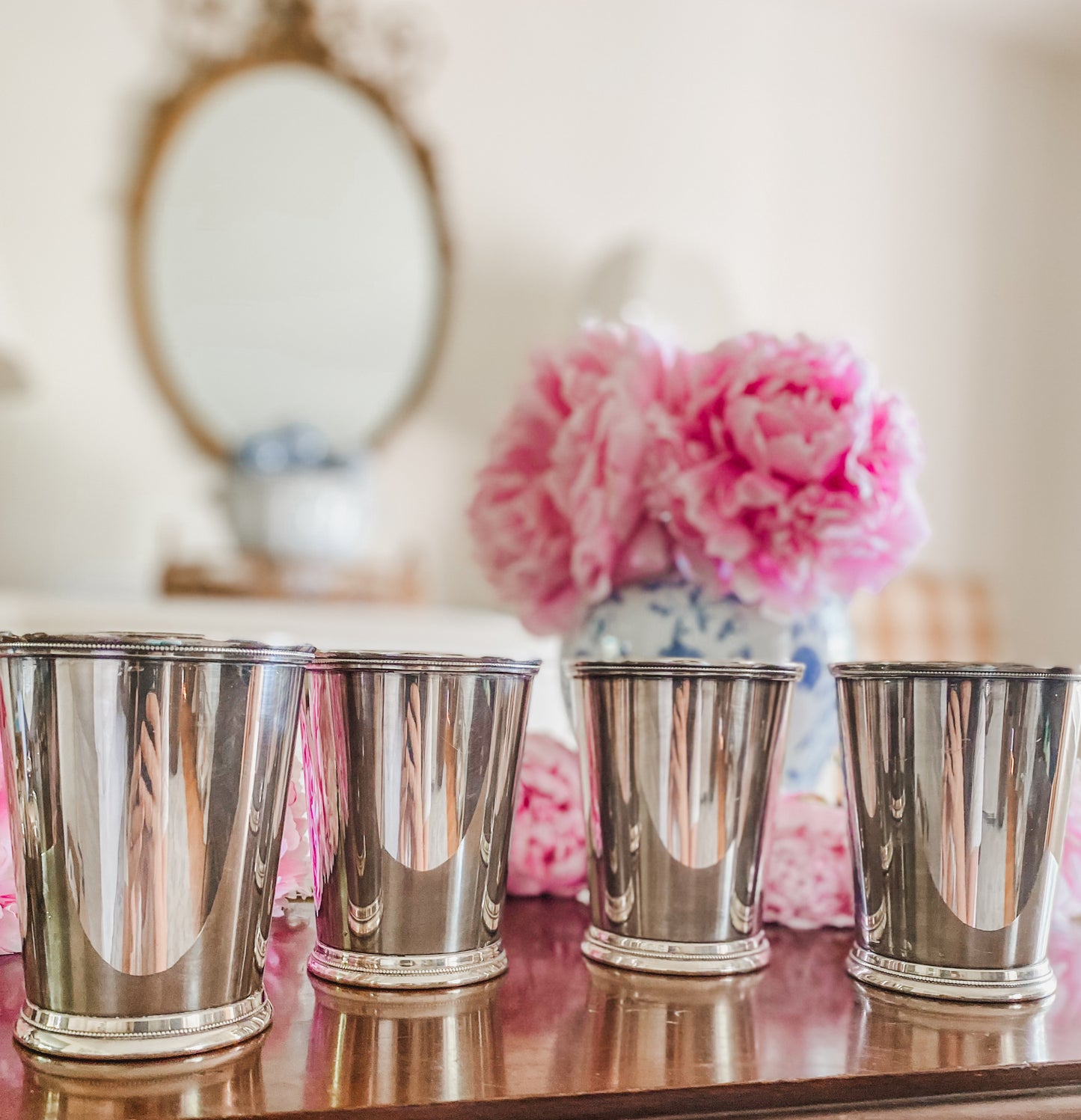 Set of 4 E.G. Webster & Son Mint Julep Cups