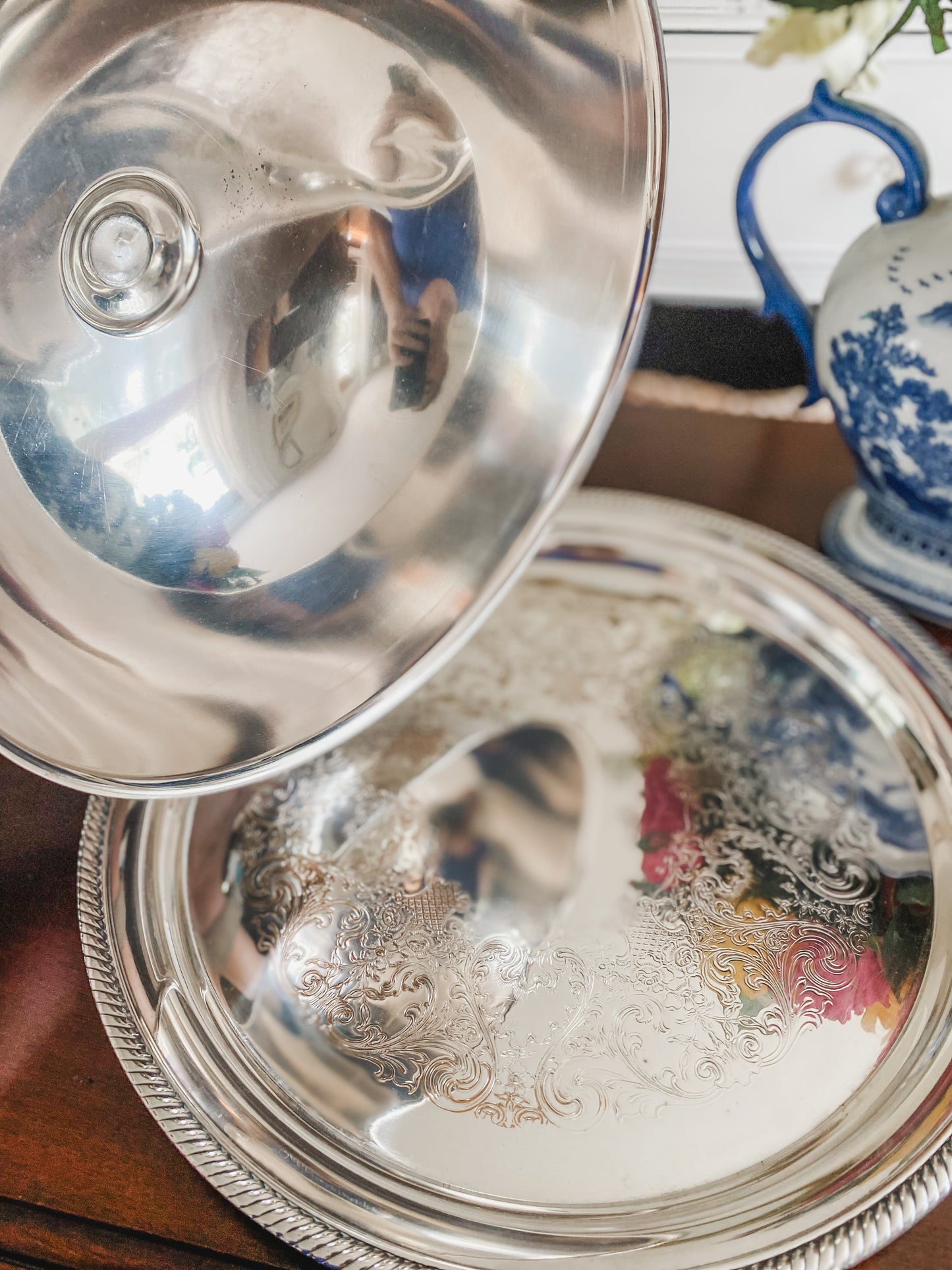 Be our Guest! Dome Covered Serving Tray