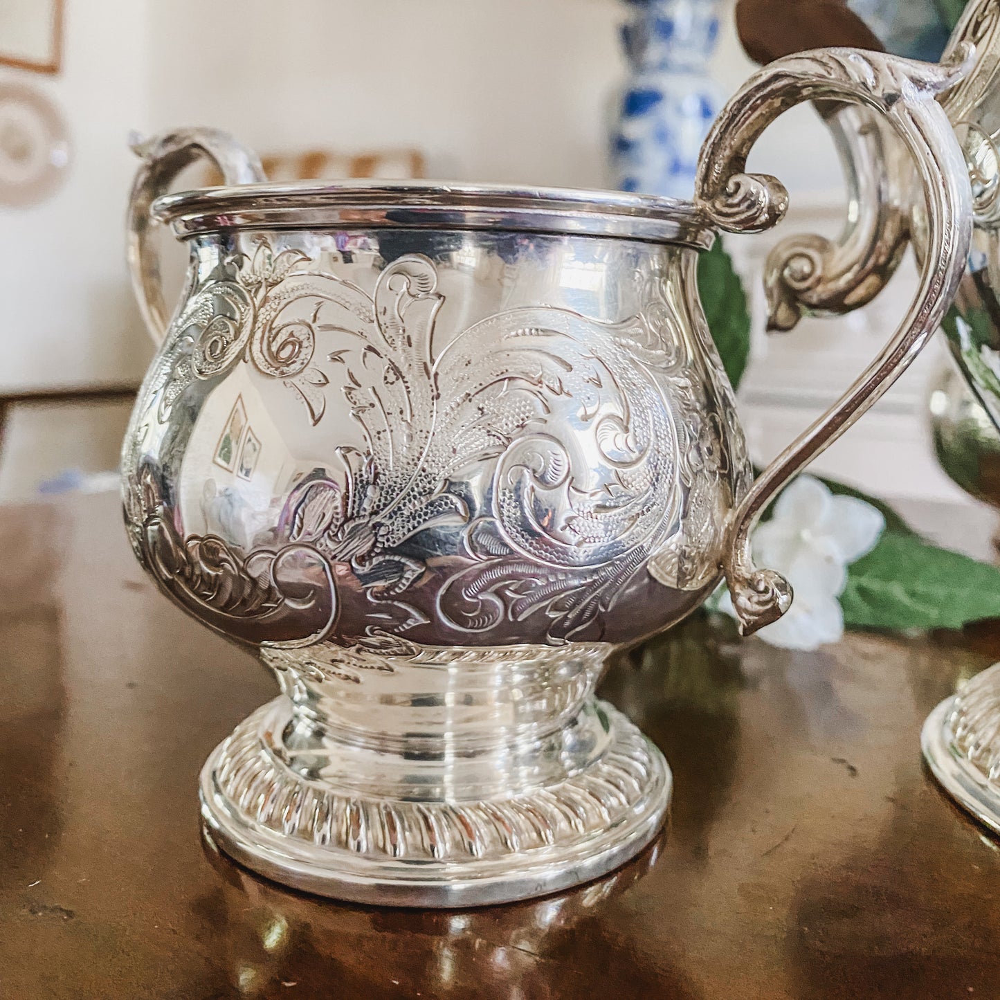 Antique English Tea Set By Barker Brothers