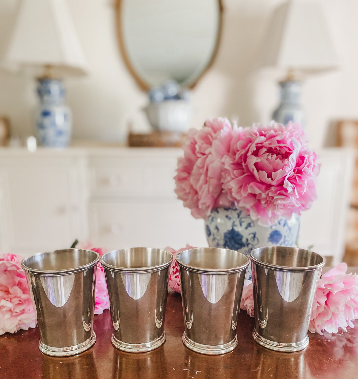 Set of 4 E.G. Webster & Son Mint Julep Cups