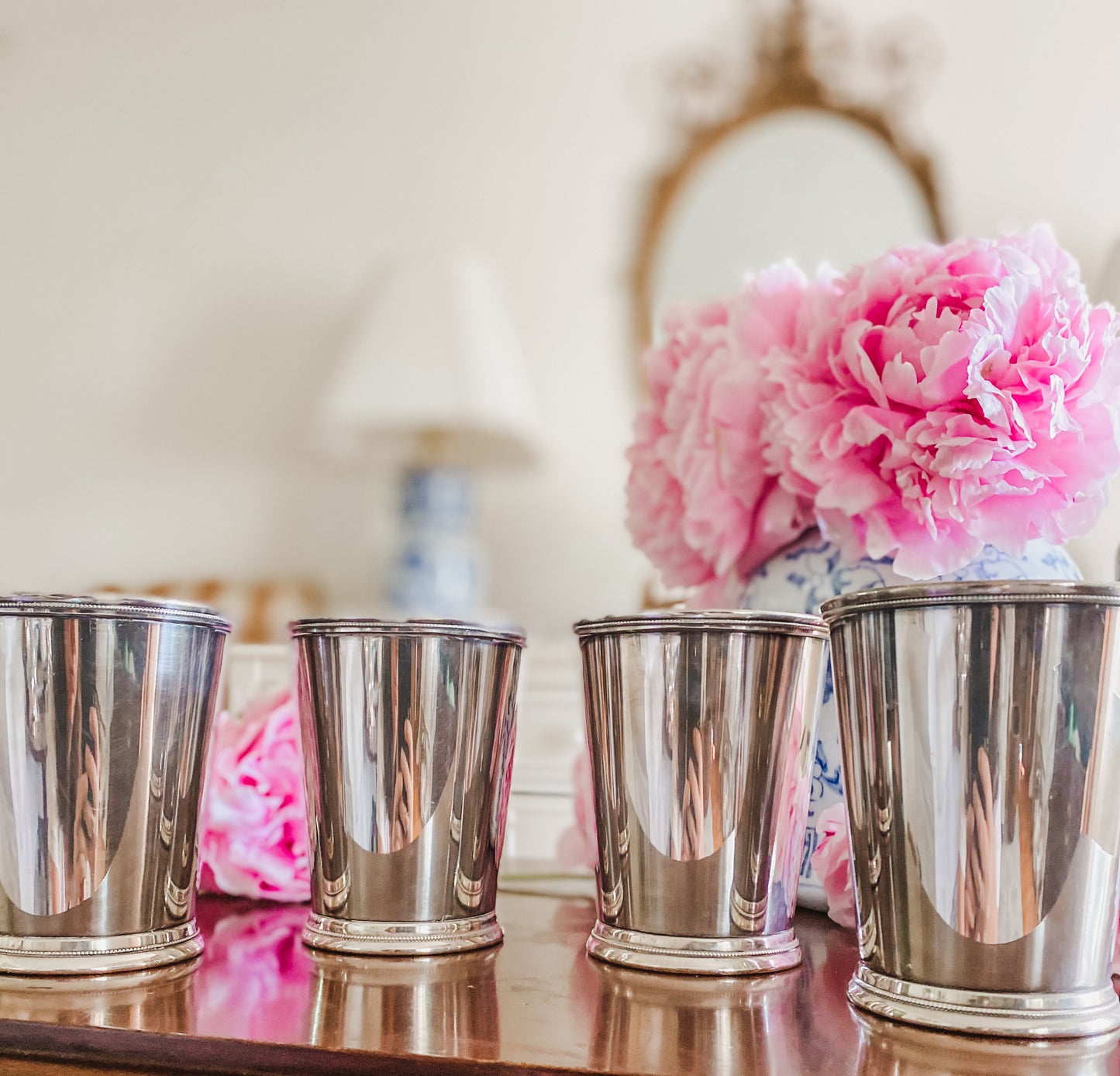 Set of 4 E.G. Webster & Son Mint Julep Cups