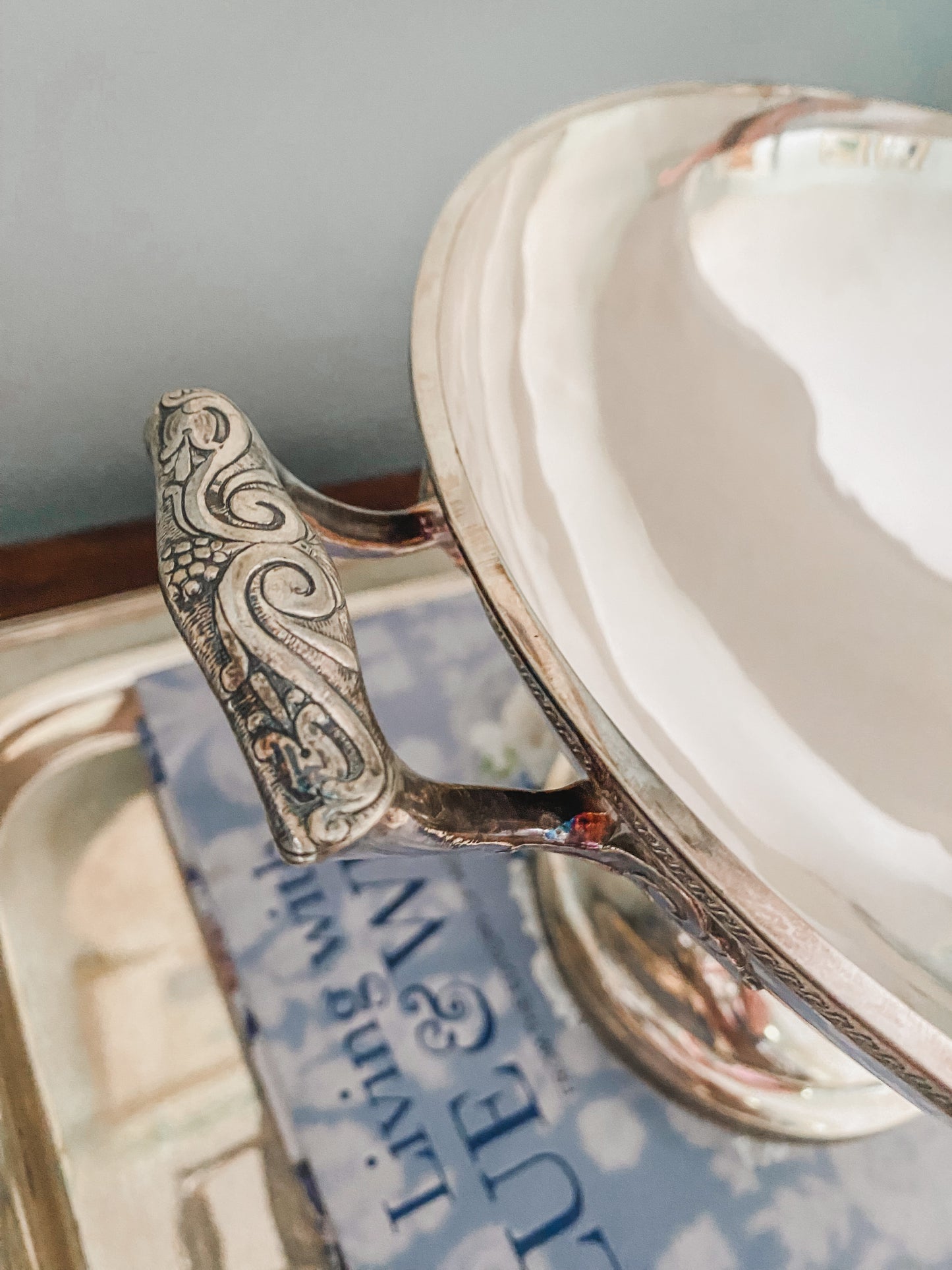 Beautiful Antique Silver Pedestal