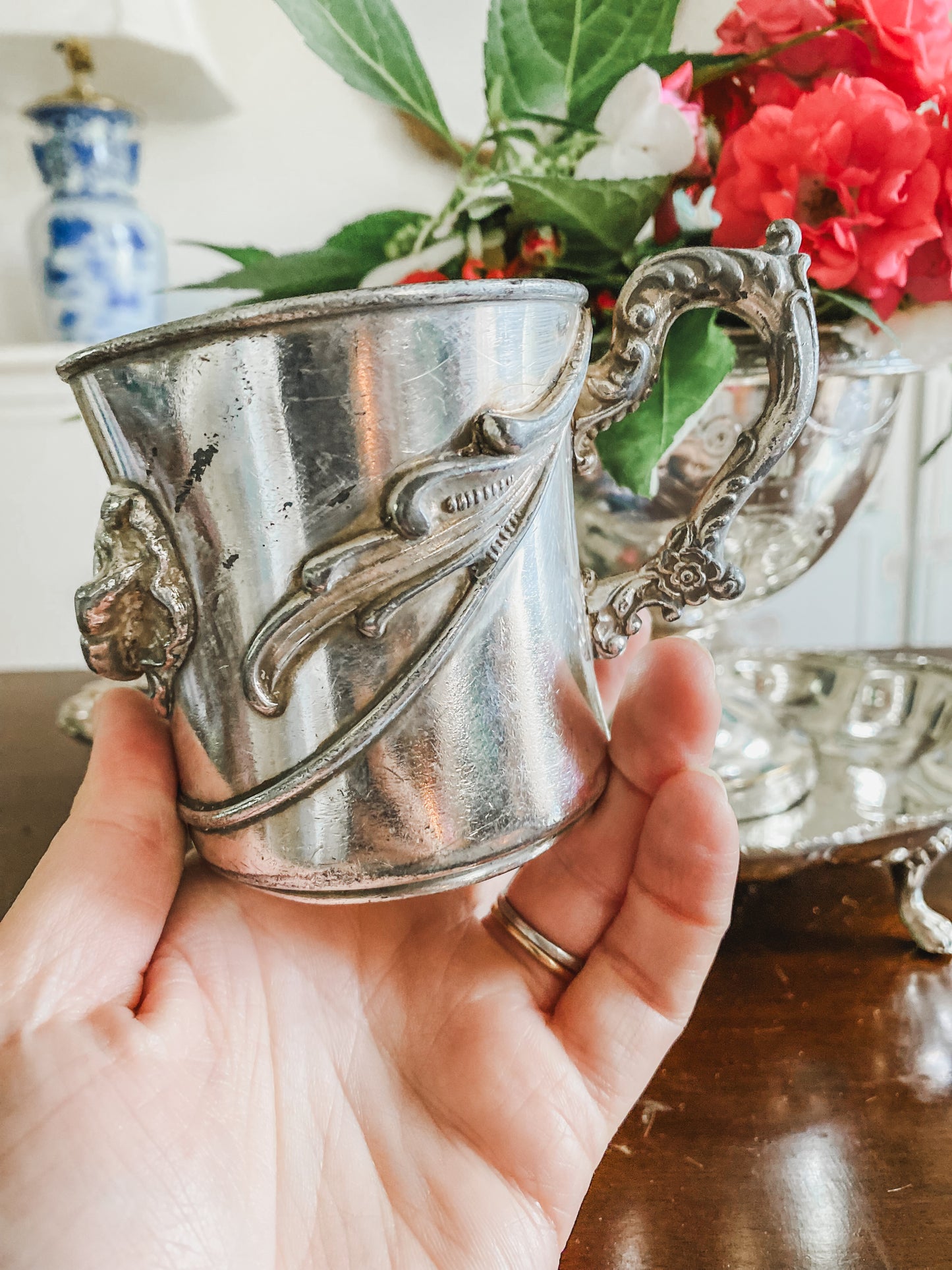 Victorian Quadroupleplate Cup