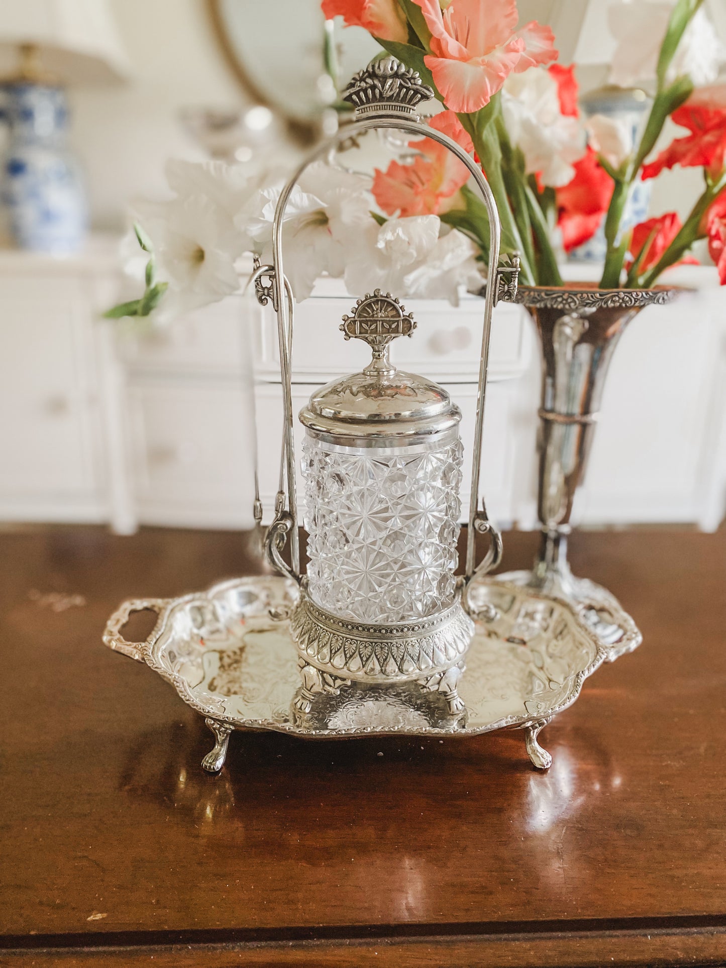 Victorian Pickle Castor Circa Late 1800's