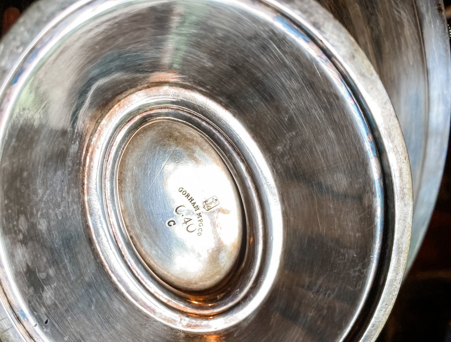 Elegant 1870 Silver Basket