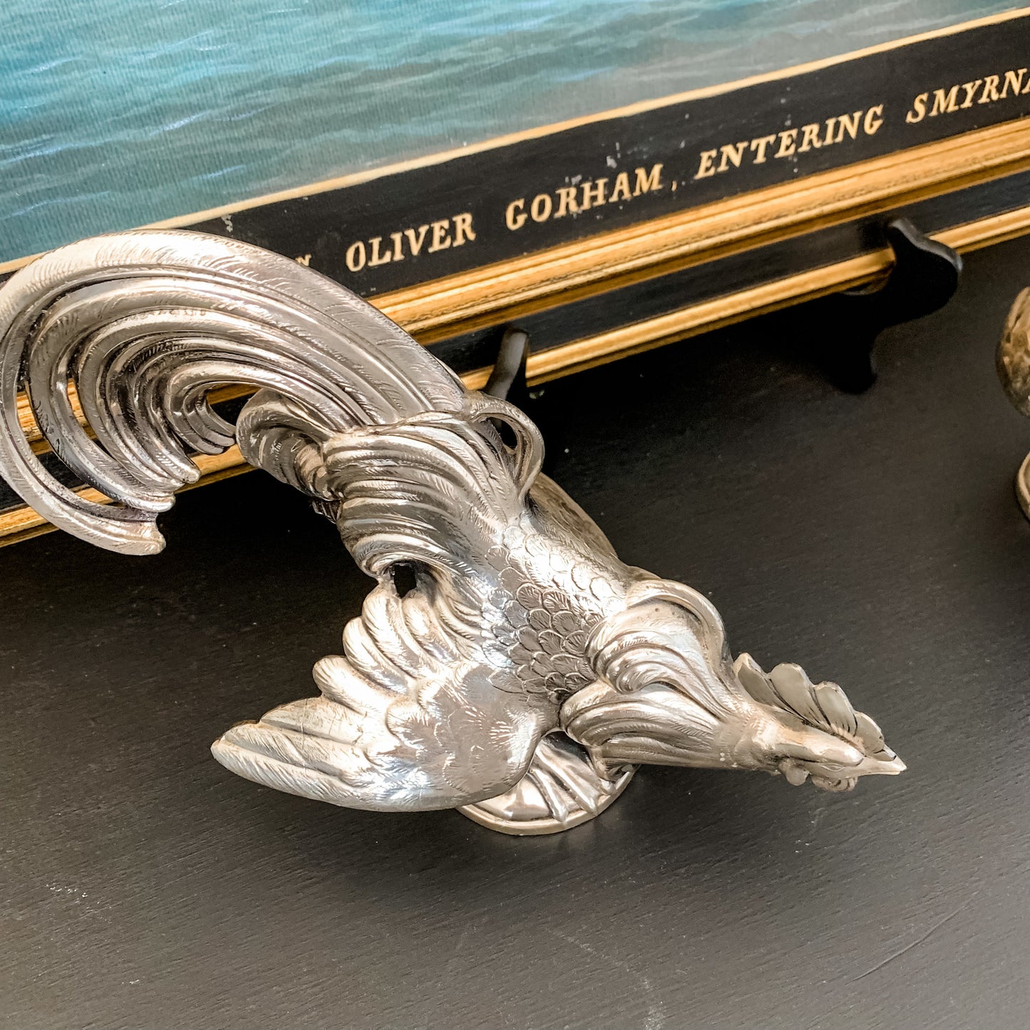 Early 1900's Silver Roosters