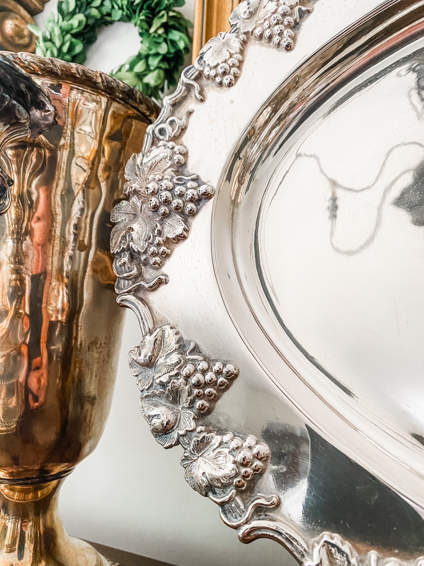 Excellent Antique Barbour Silver Co Tray