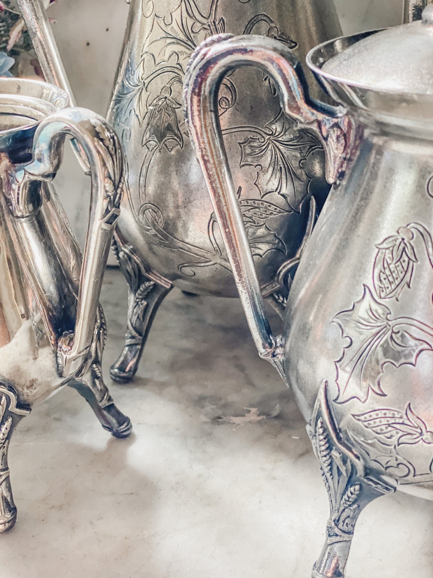 Spectacular Antique Tea Set from the 1800's