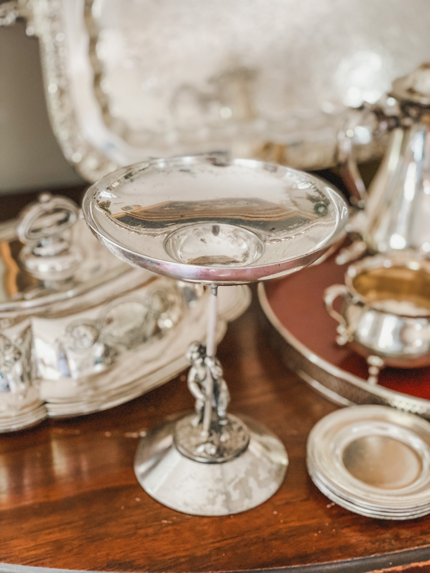 Antique Meriden Pedestal