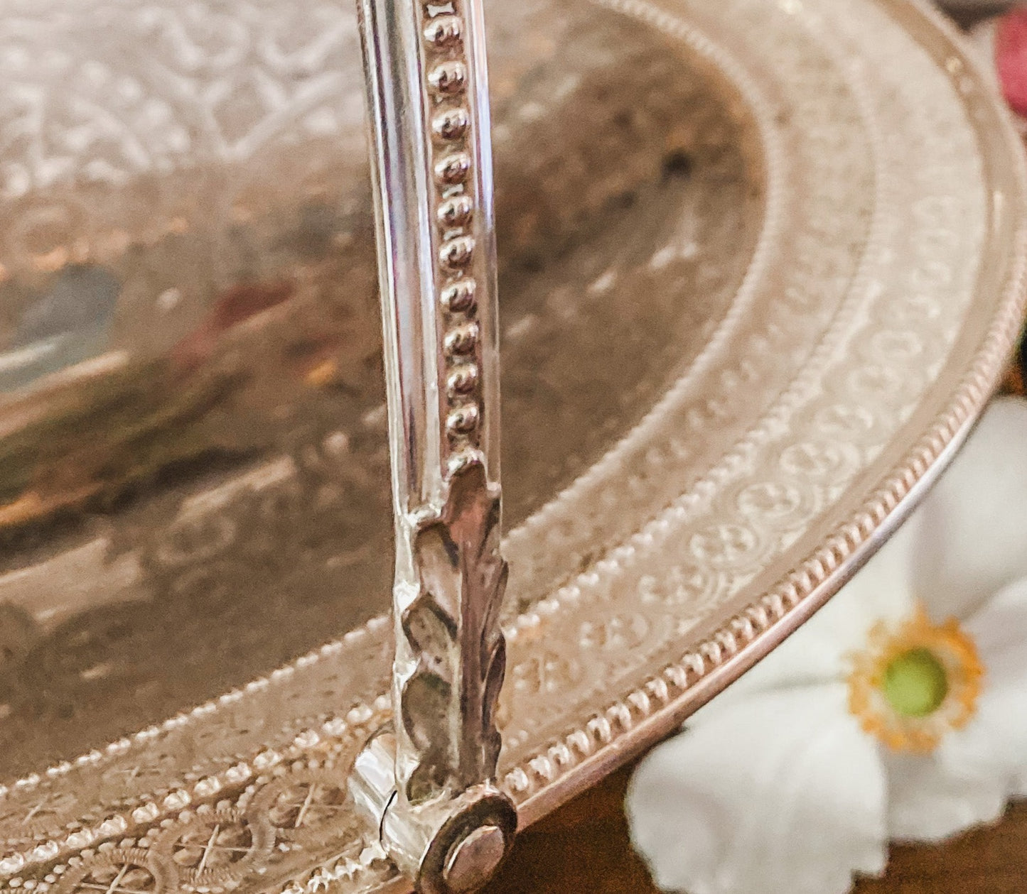 Exquisite Antique Silver Basket by Thomas Bradbury