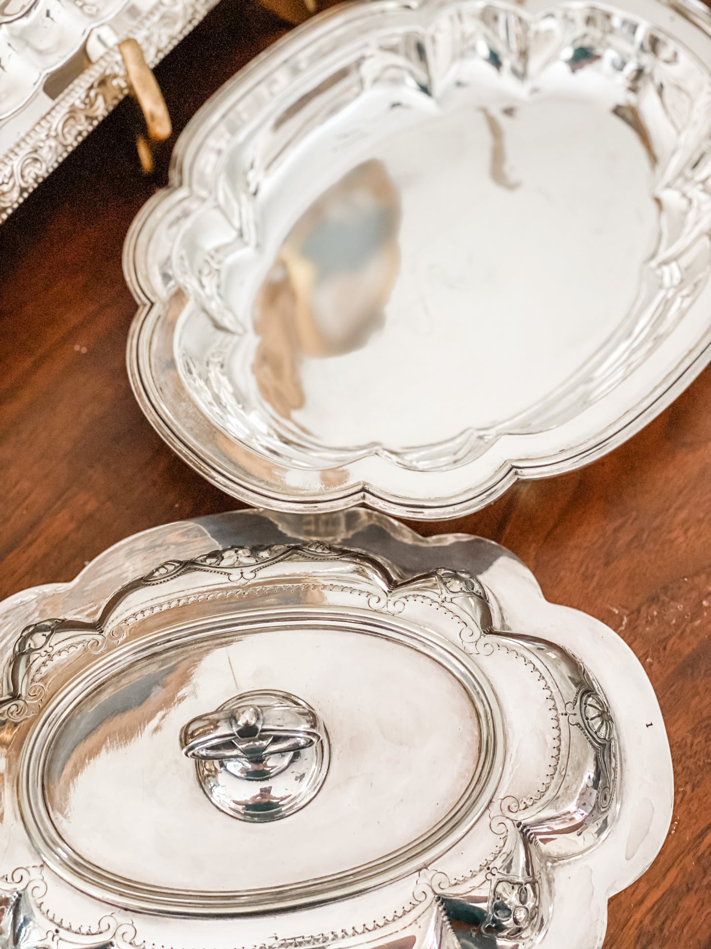 Gorgeous Antique Covered Dish