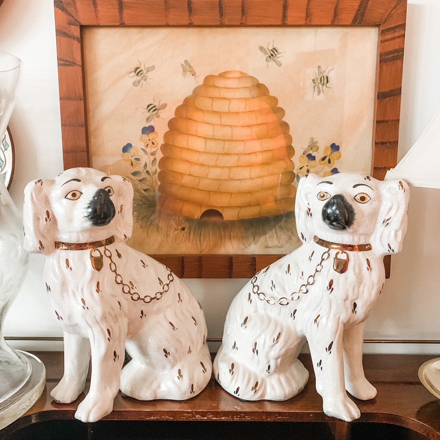 Fabulous Pair of Staffordshire Dogs