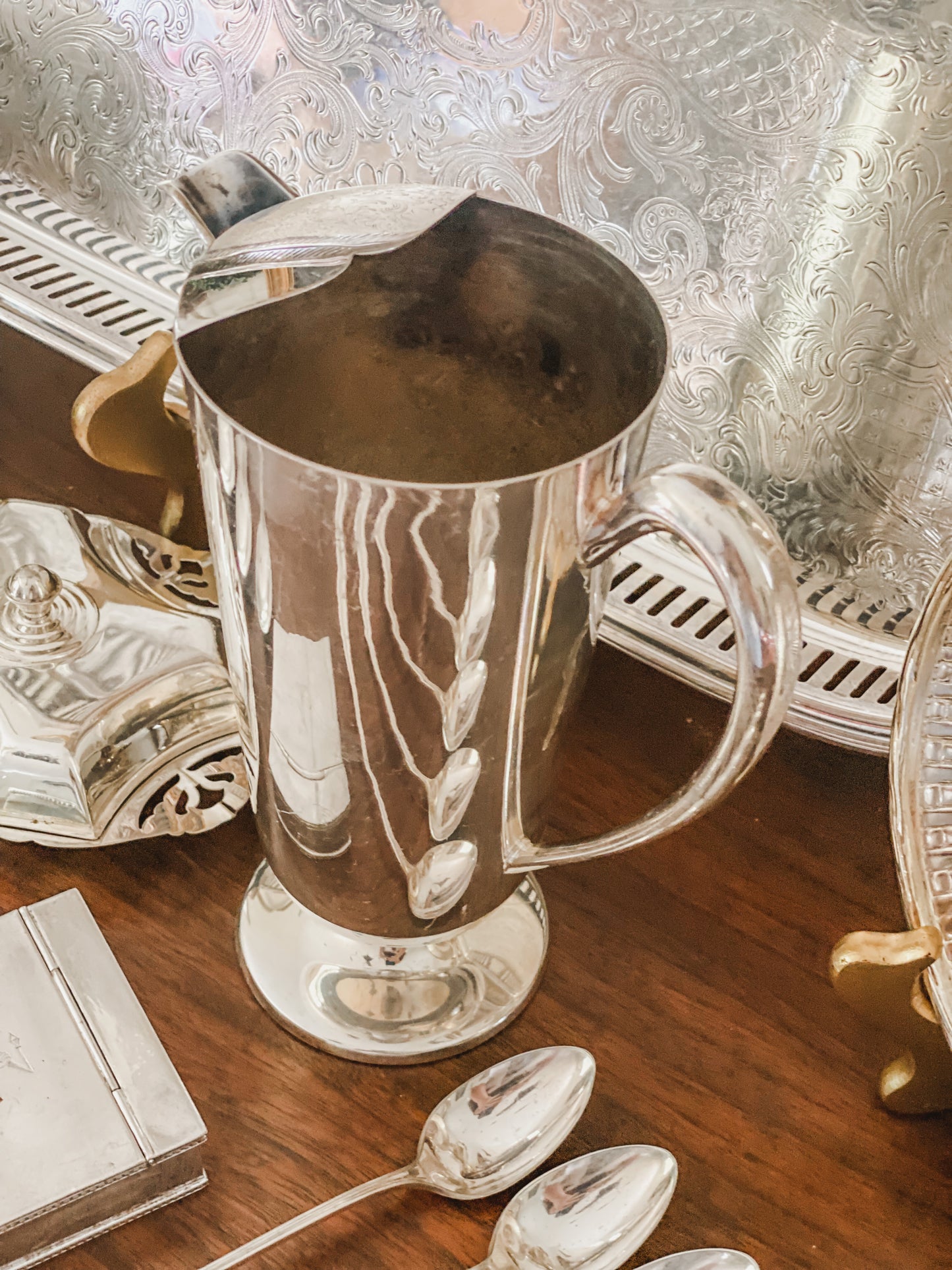 Wonderful Antique Cocktail Pitcher