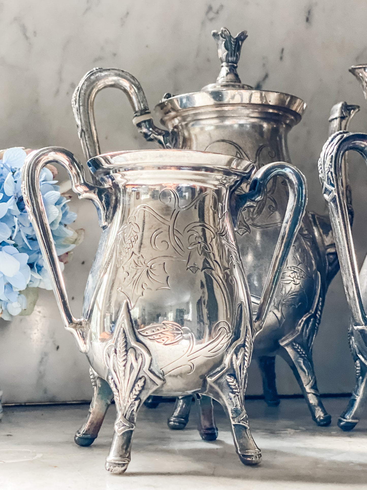 Spectacular Antique Tea Set from the 1800's