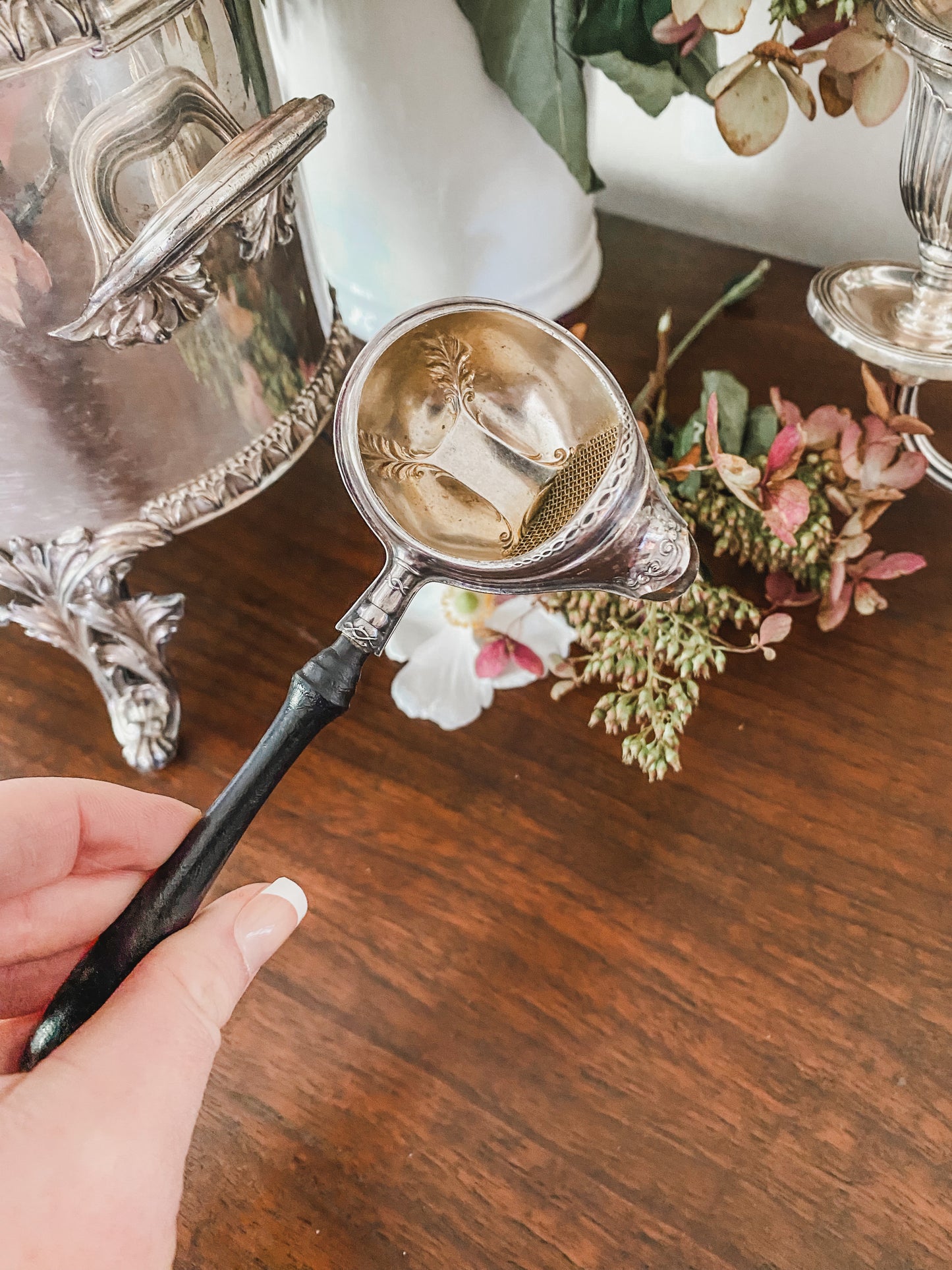 Wonderful Antique Tea Strainer "Bitsy"