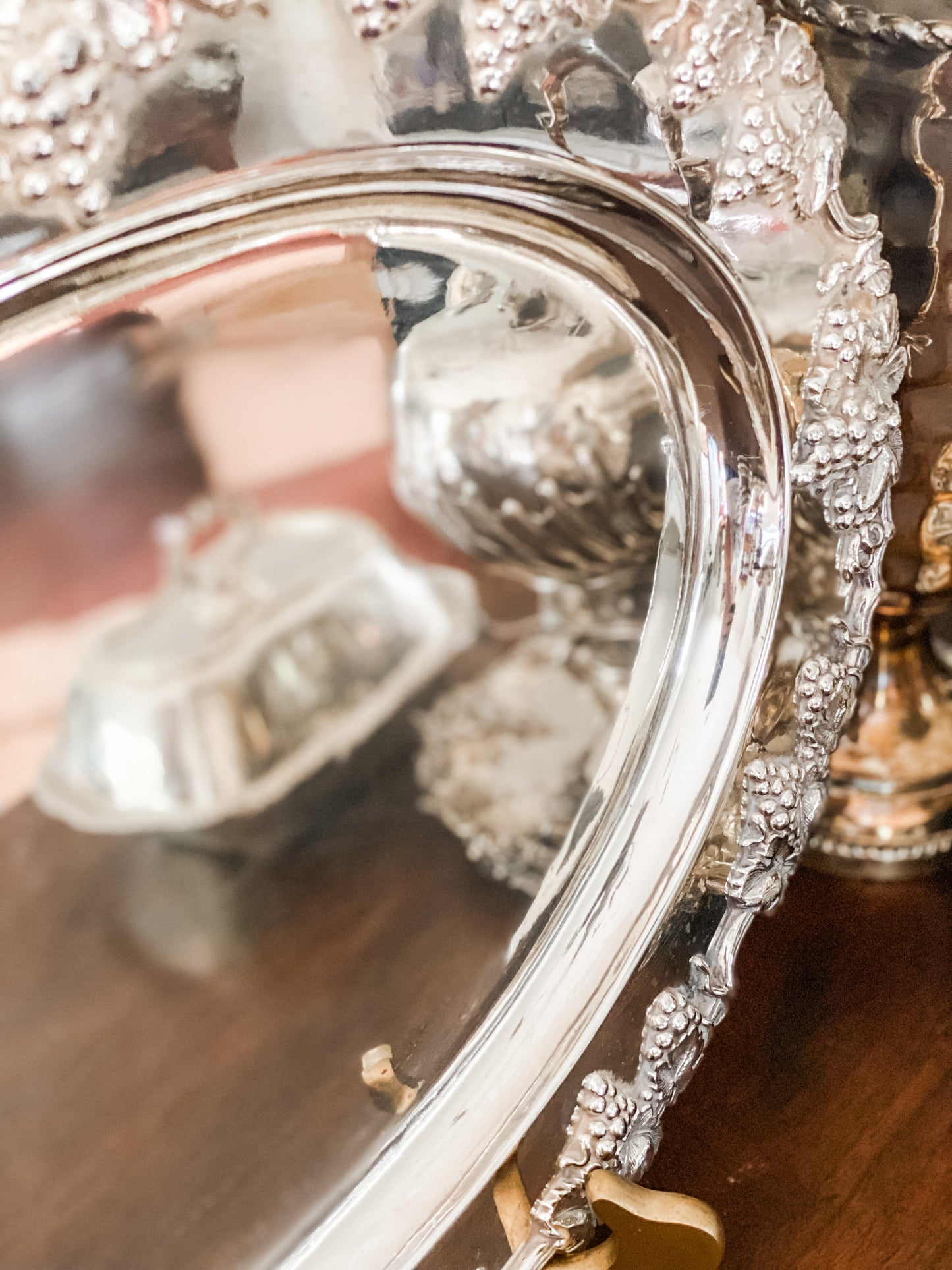 Excellent Antique Barbour Silver Co Tray