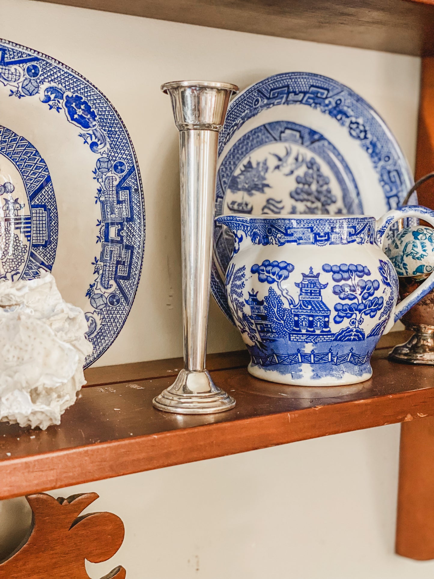 Lovely Silver Bud vase