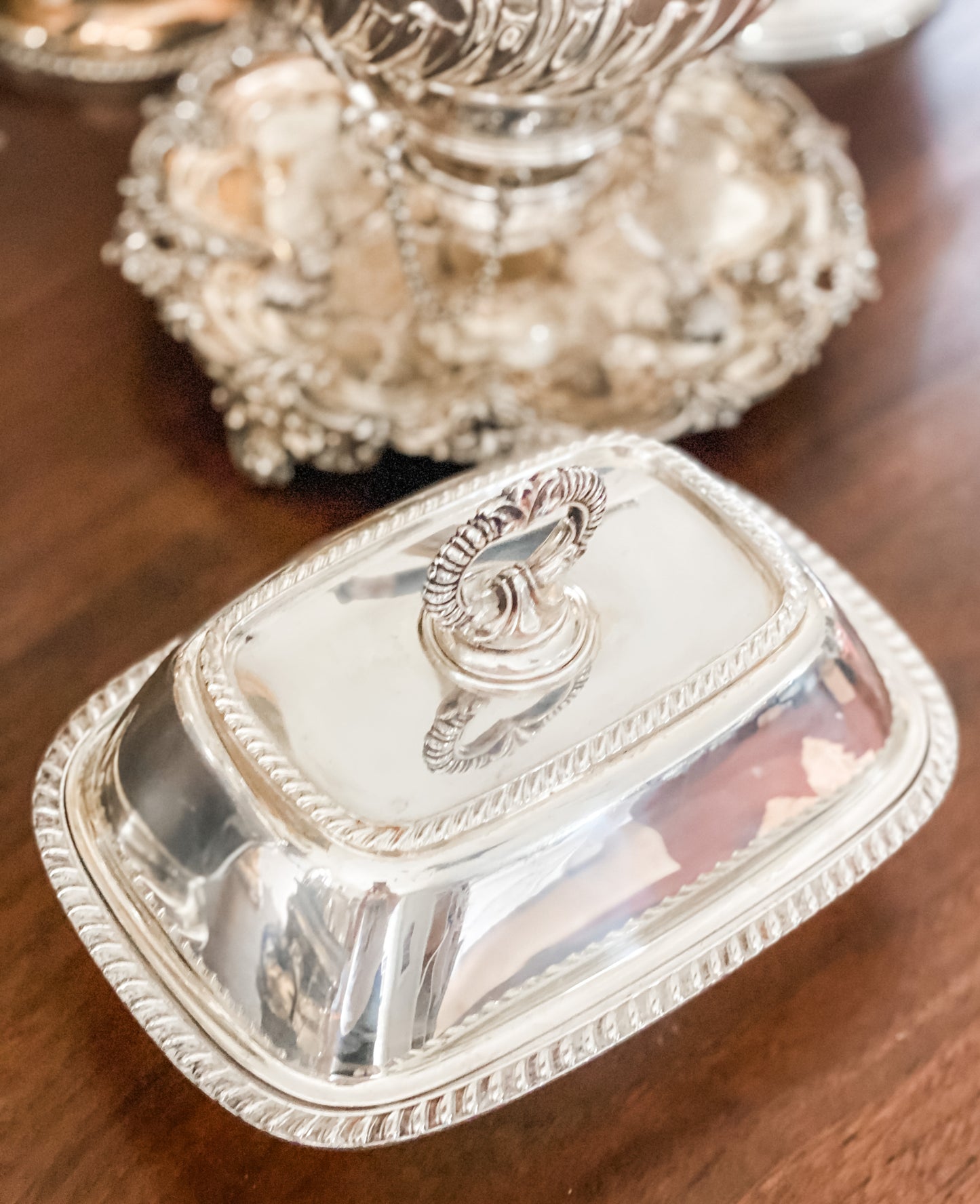 Delightful Antique Covered Dish