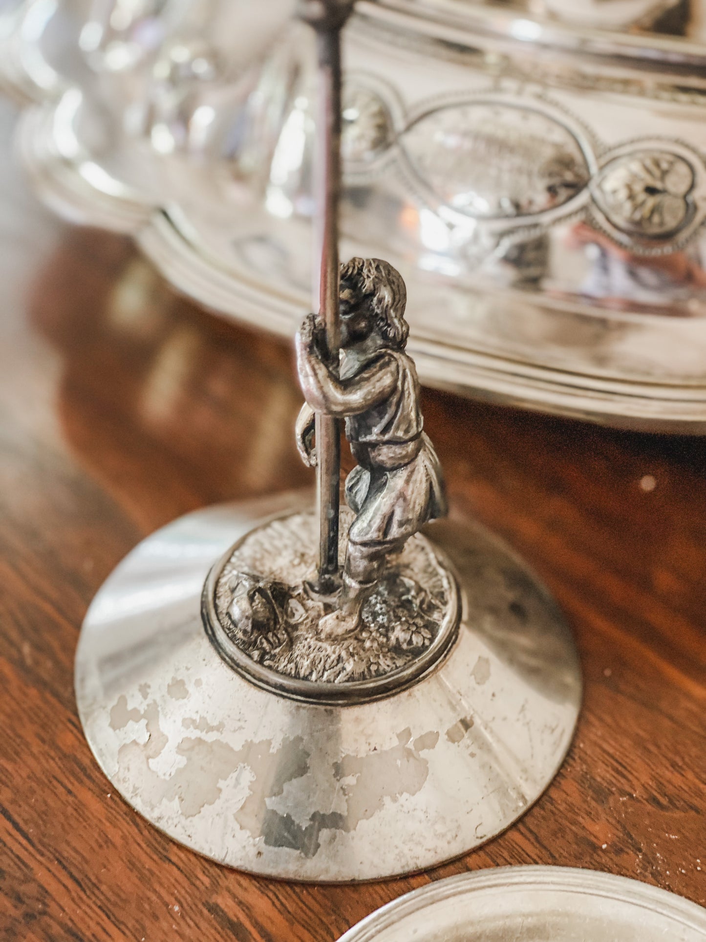 Antique Meriden Pedestal