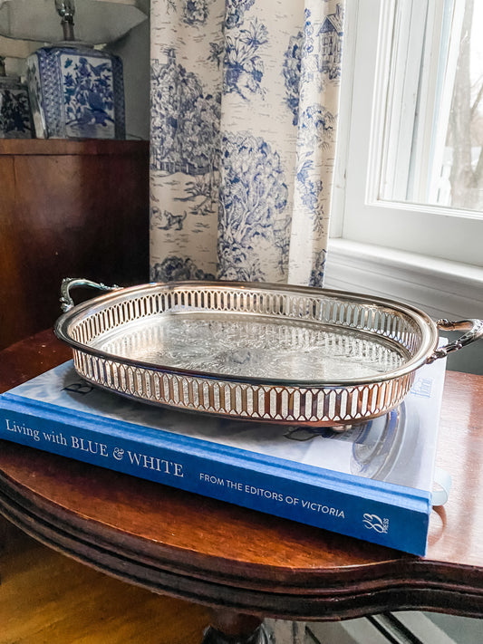 Reticulated Gallery Tray by Wallace Silver