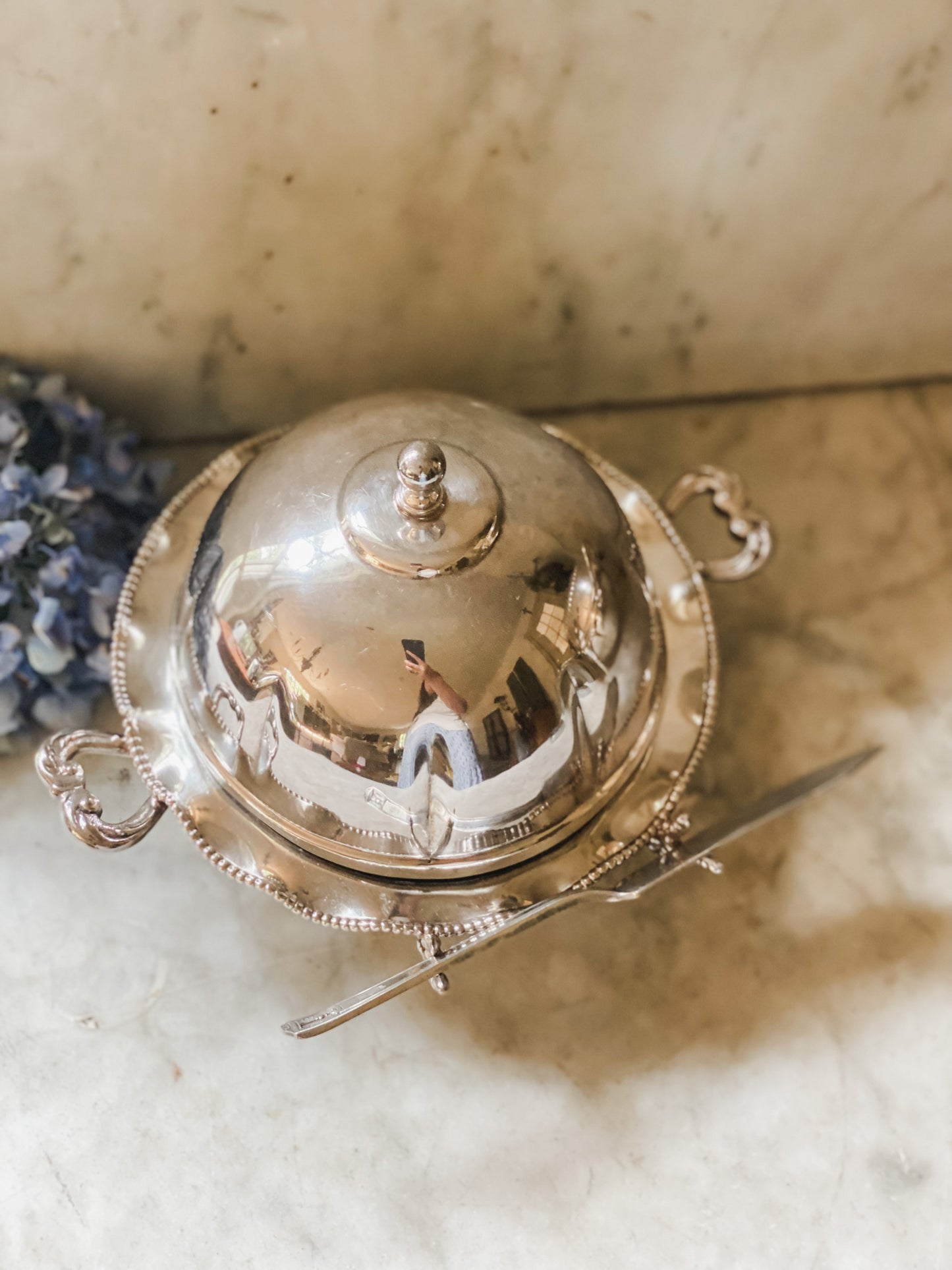 Manhattan Quadroupleplate Butter Dish 1877