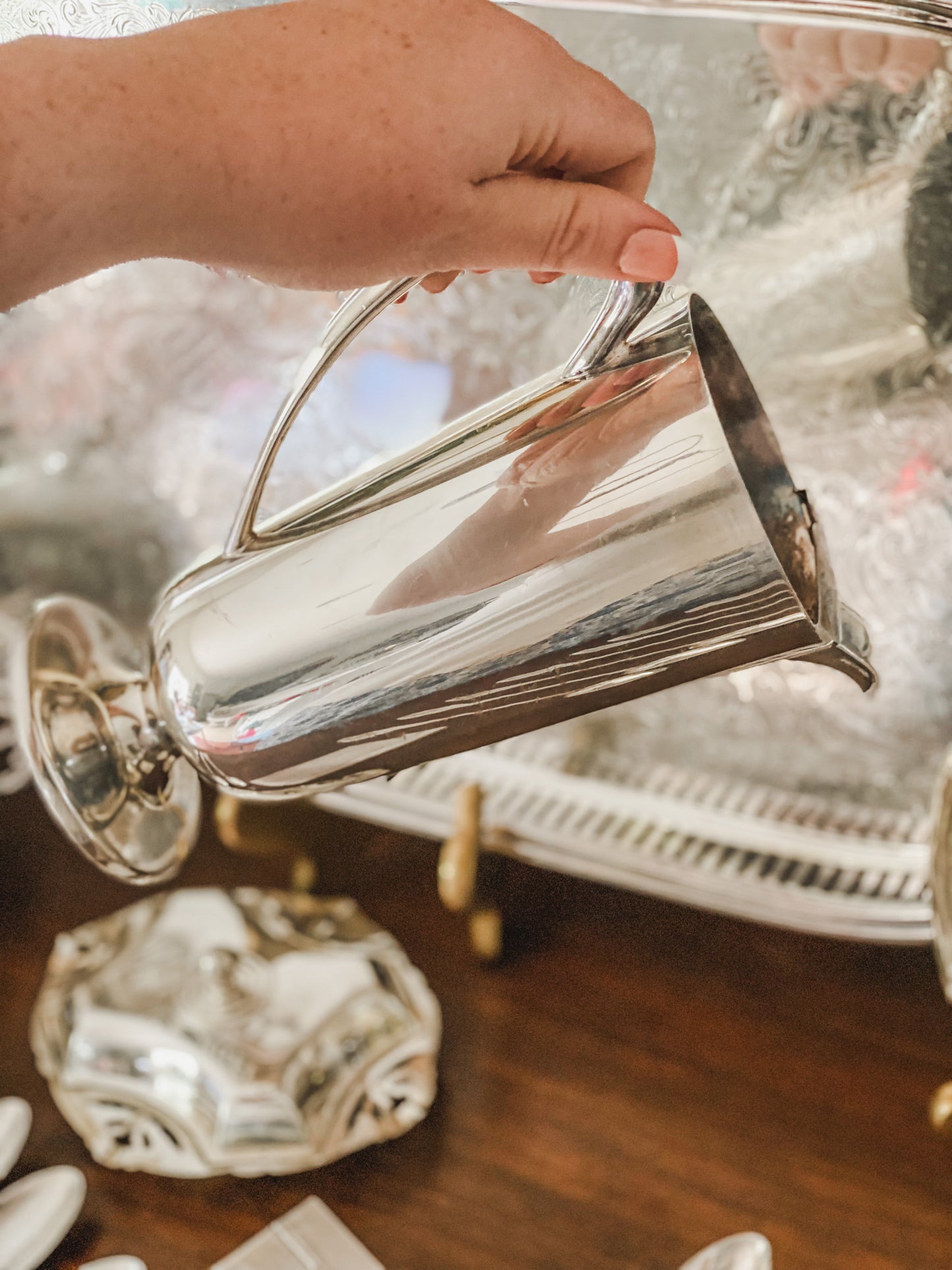 Wonderful Antique Cocktail Pitcher