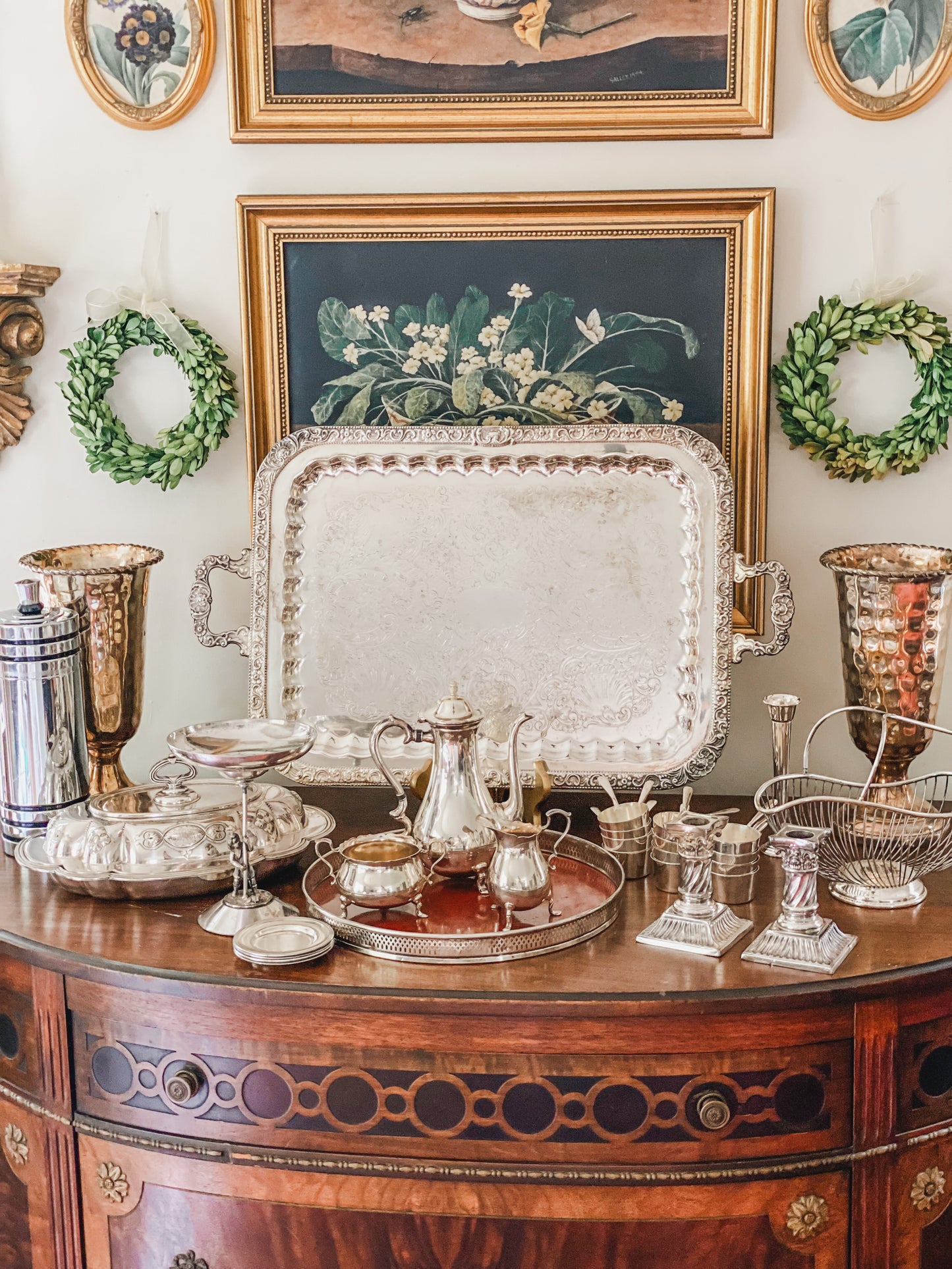 Antique Meriden Pedestal