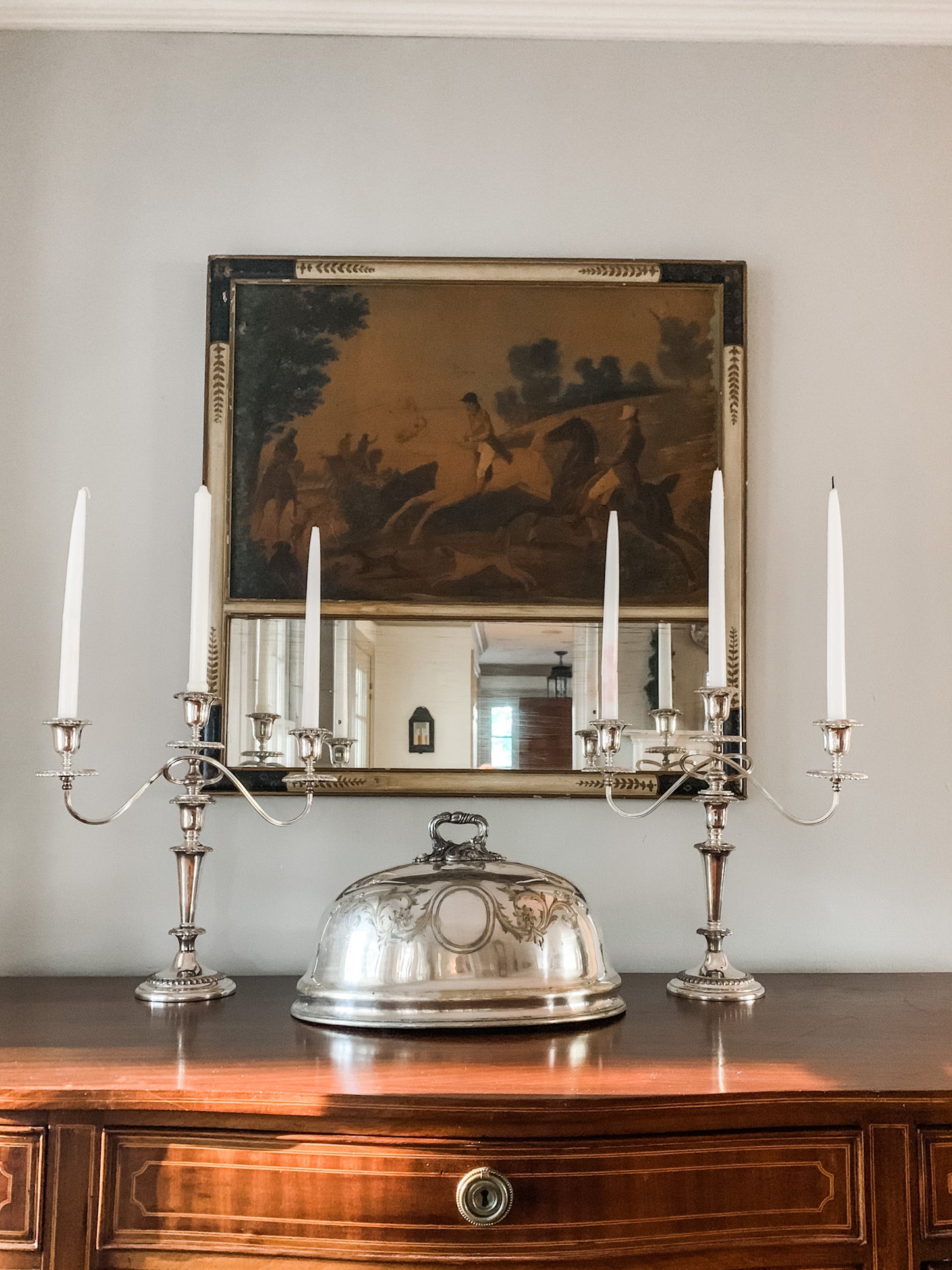 Stunning Antique Silver Candelabras!