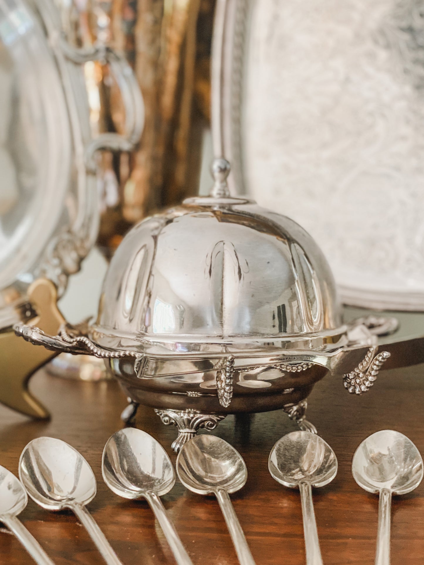 Manhattan Quadroupleplate Butter Dish 1877