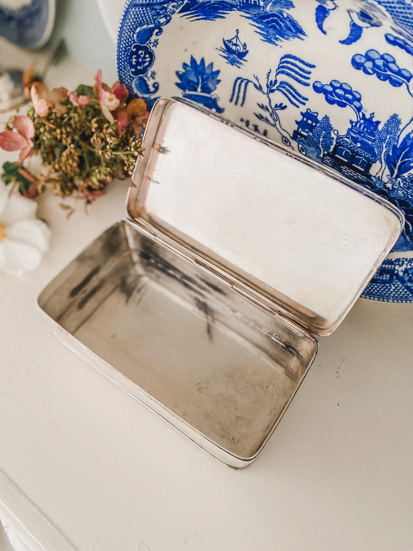 Rare Antique "Old Sheffield Plate" Silver Treasure Box by Matthew Boulton