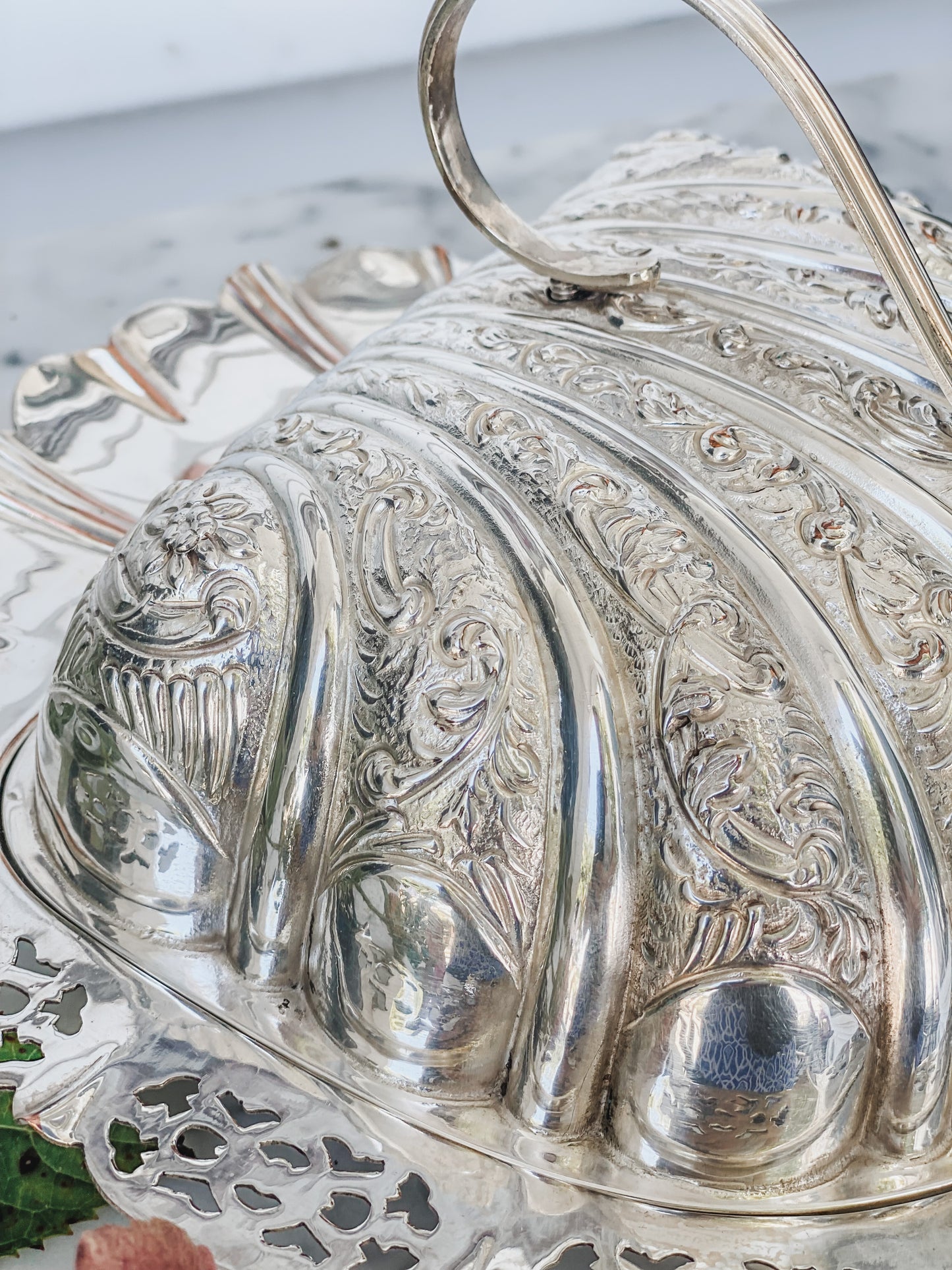 1890s Shell Shaped Silver Cheese Dish