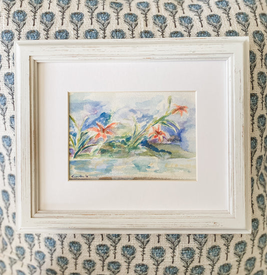 Original Tiger Lily Watercolor