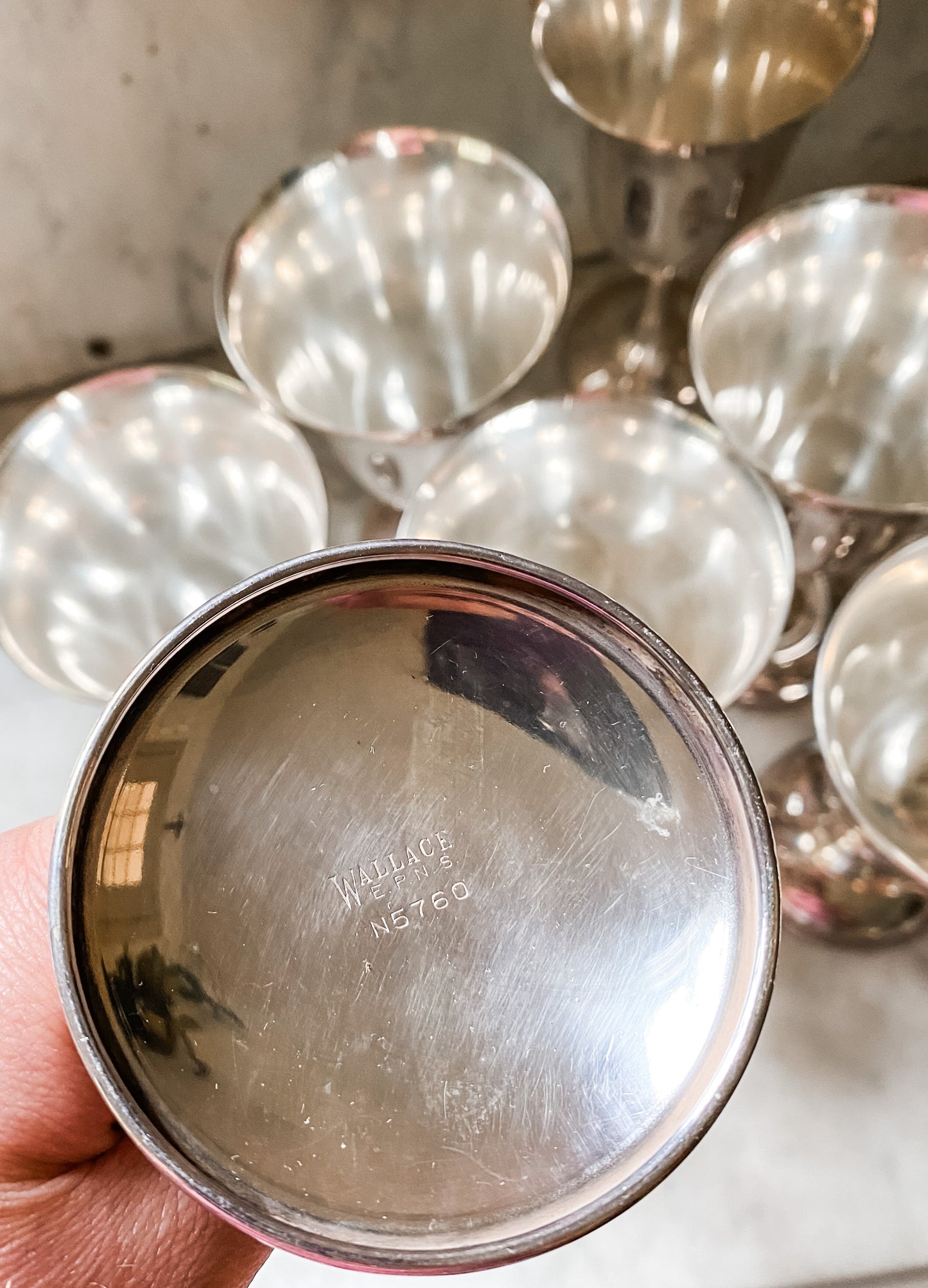 12 Exceptional Silver Wine Goblets