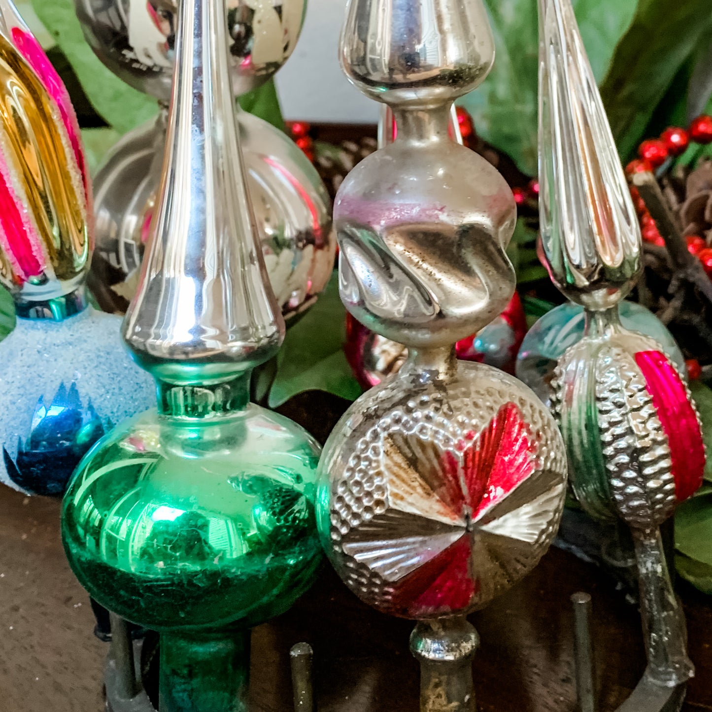 Fabulous Antique  Glass Tree topper