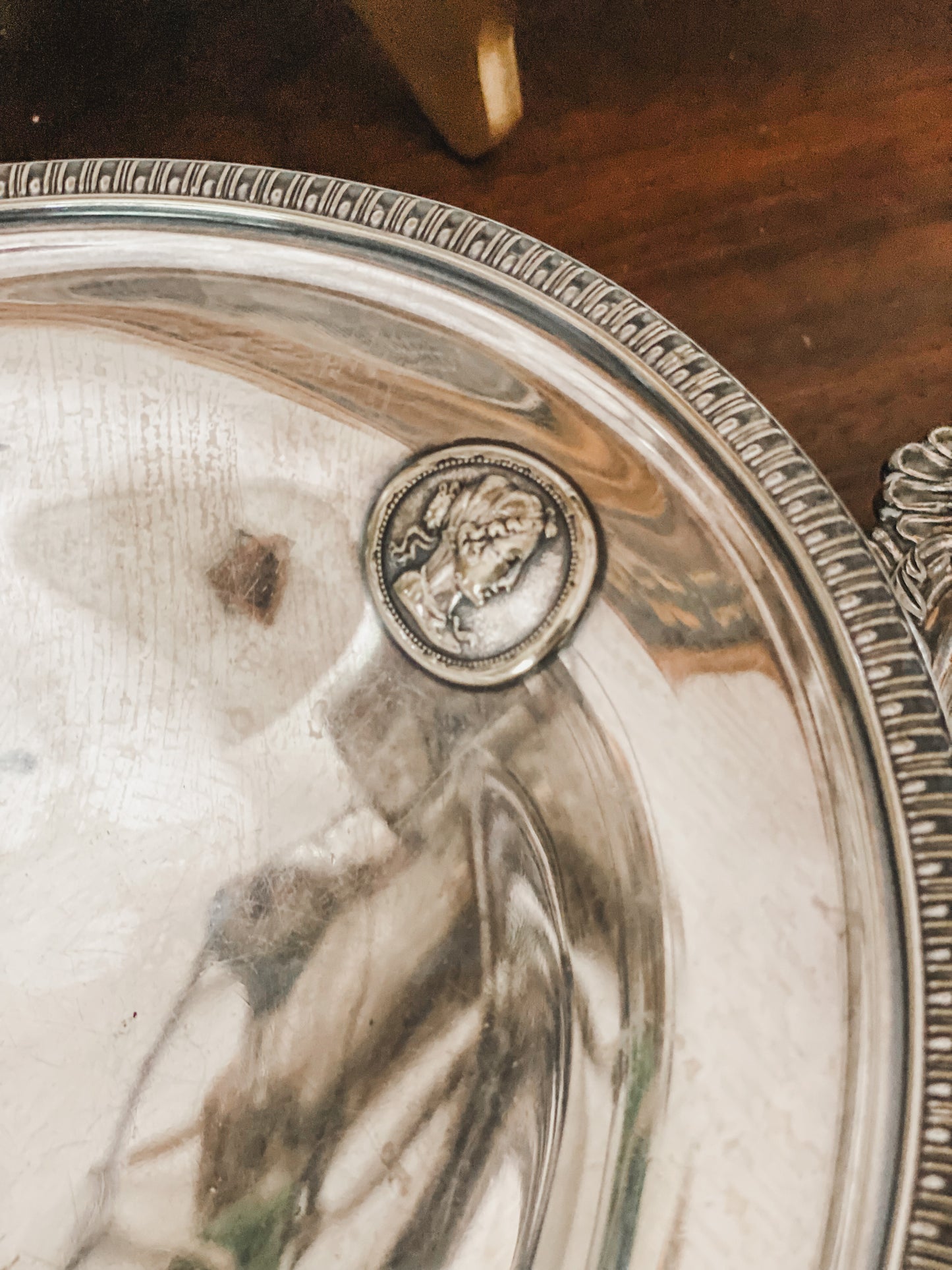 Elegant 1870 Silver Basket