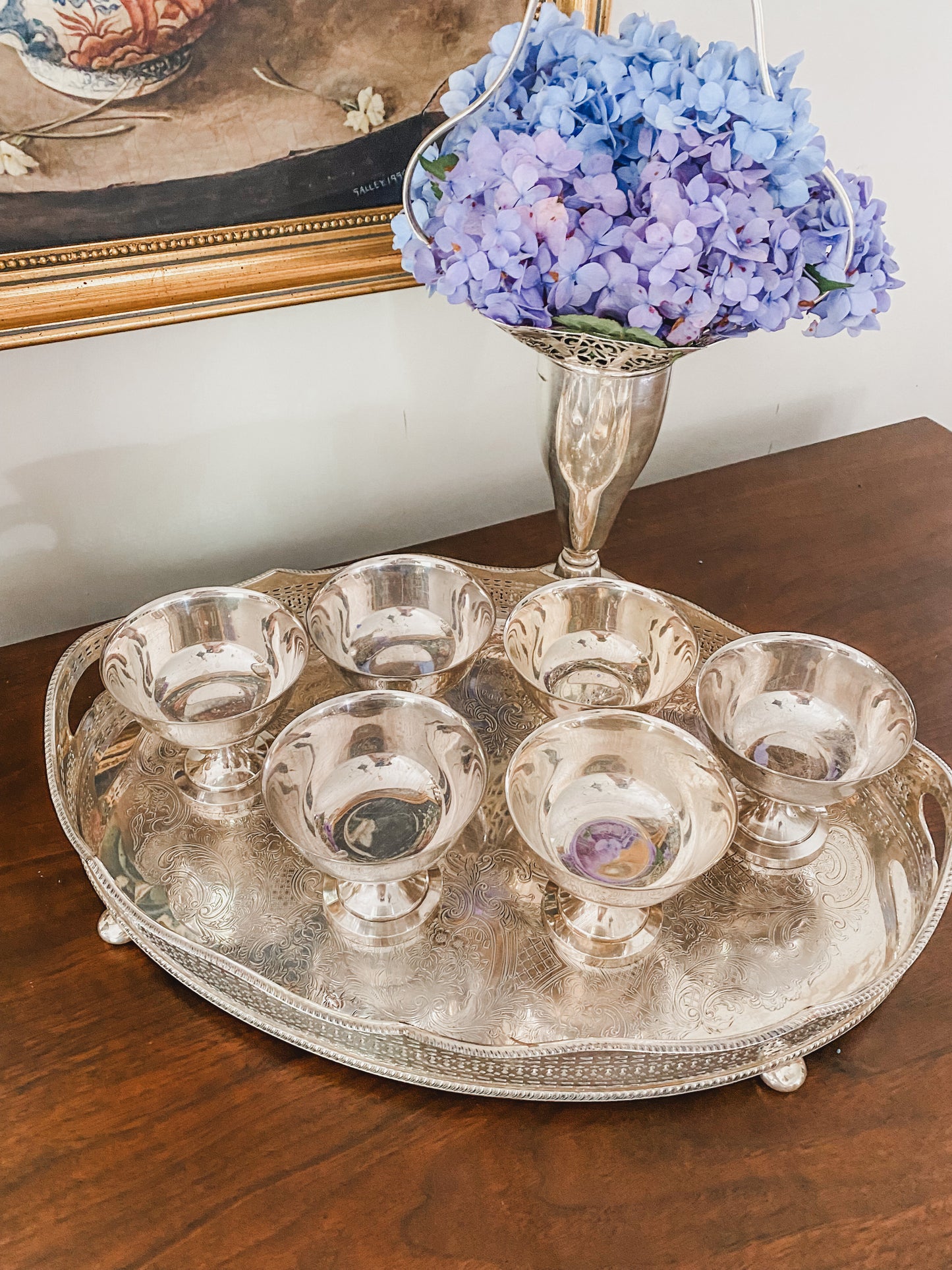 Delightful Pedestal Dessert or fruit Cups