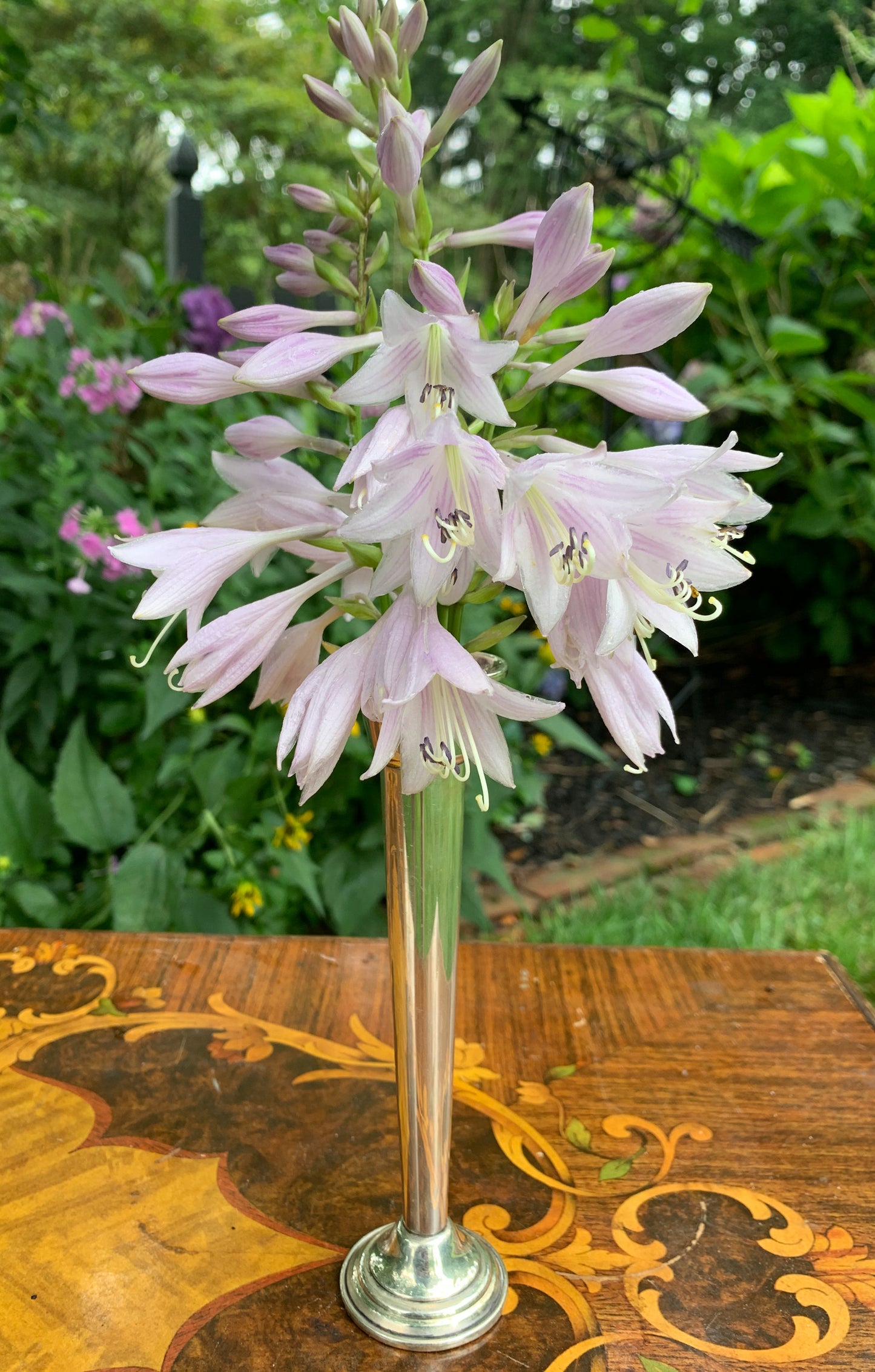 Lovely Silver Bud vase