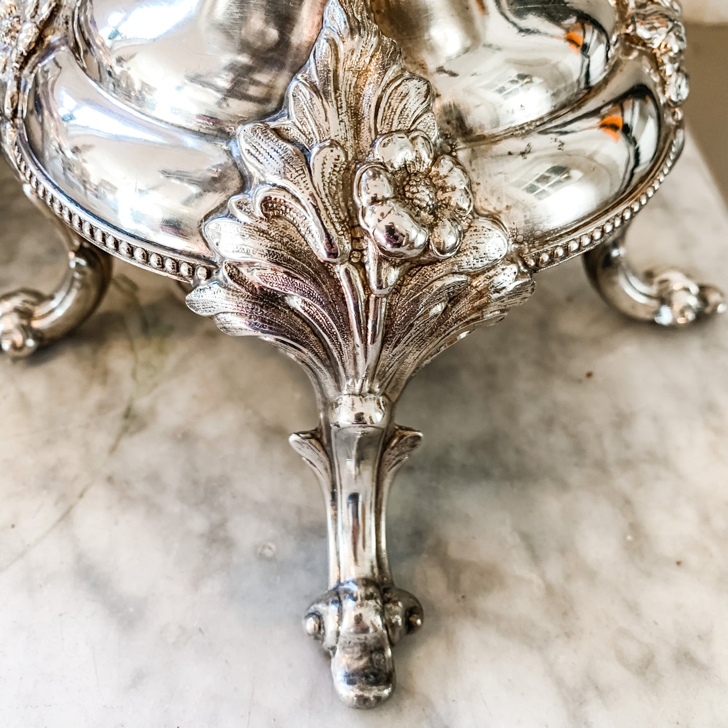 Stunning Antique Silver Beverage Dispenser