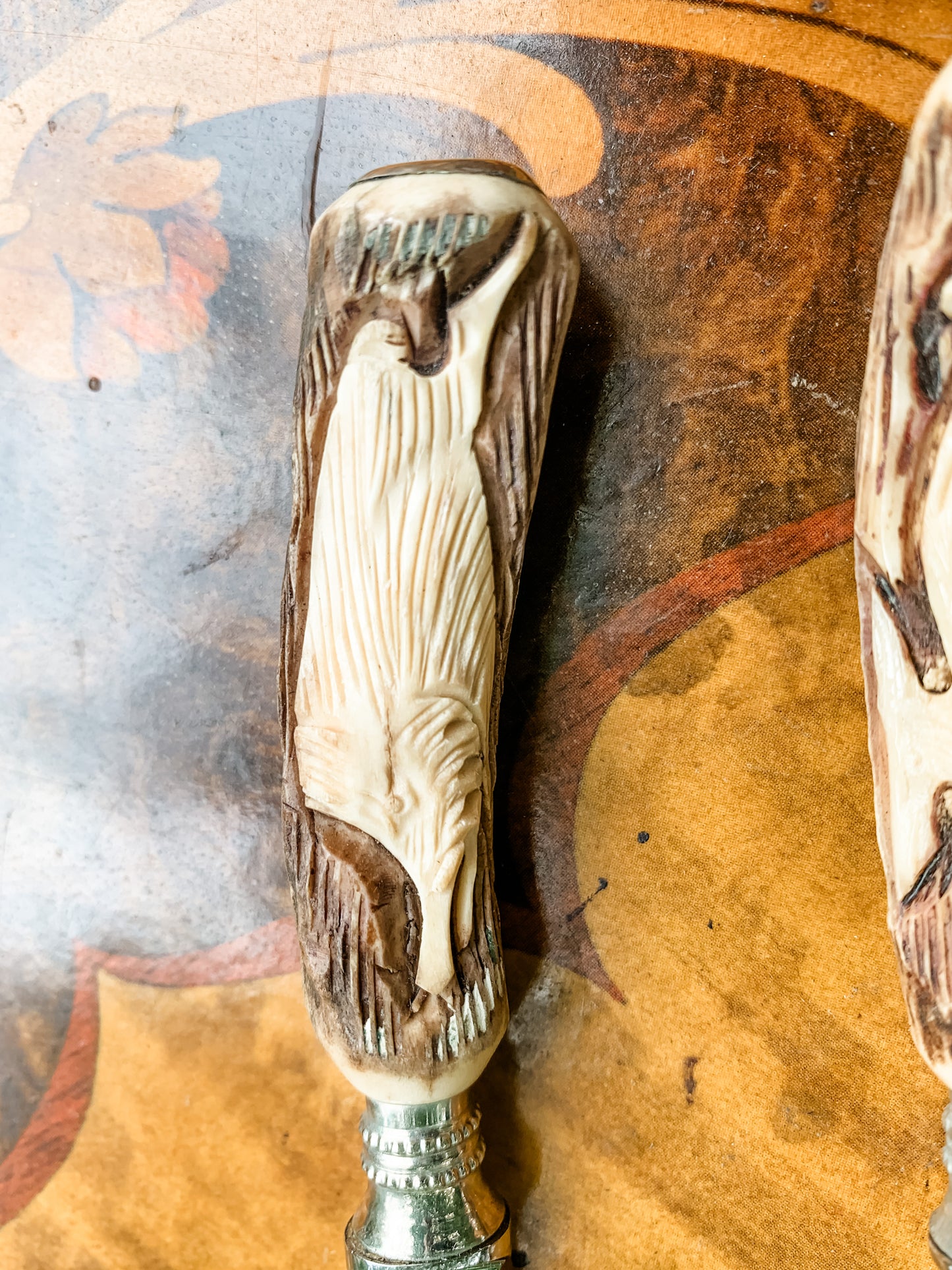 Vintage German Stag Horn Handled Cutlery